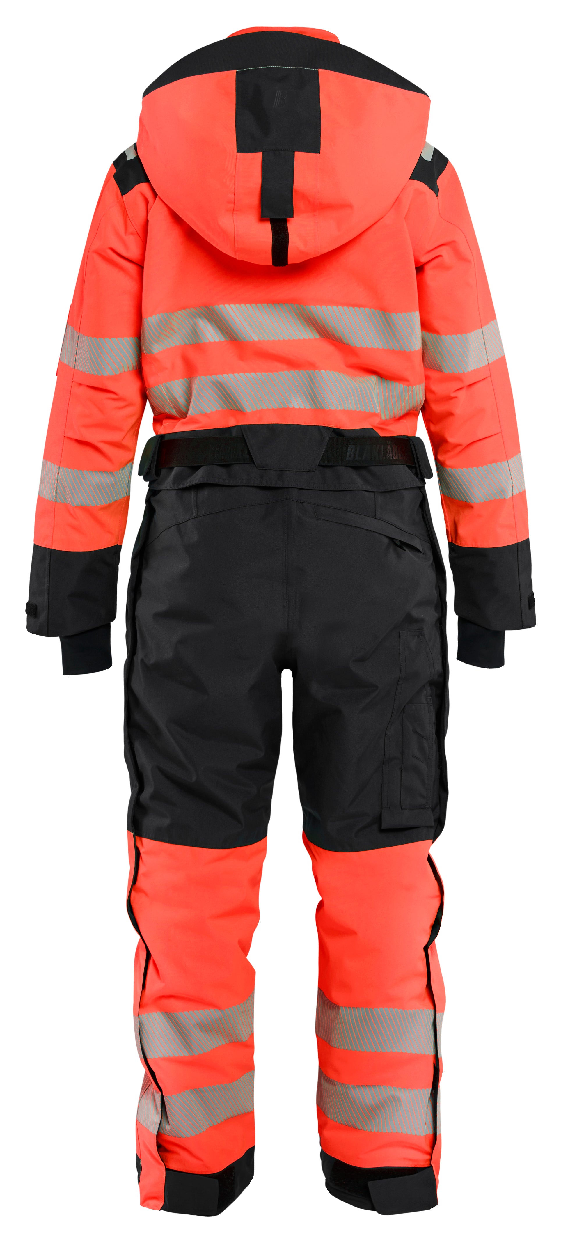 Blåkläder 6726 Dame High Vis Vinterkedeldragt detalje med logo