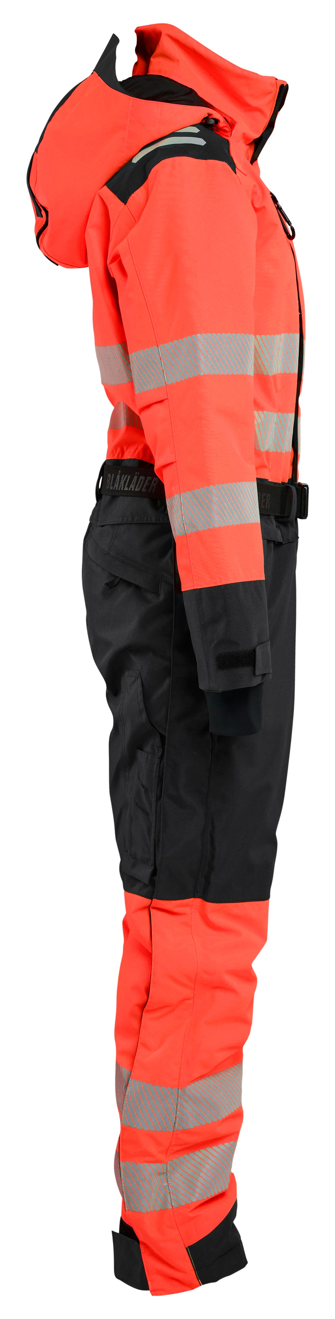 Blåkläder 6726 Dame High Vis Vinterkedeldragt nærbillede til broderi