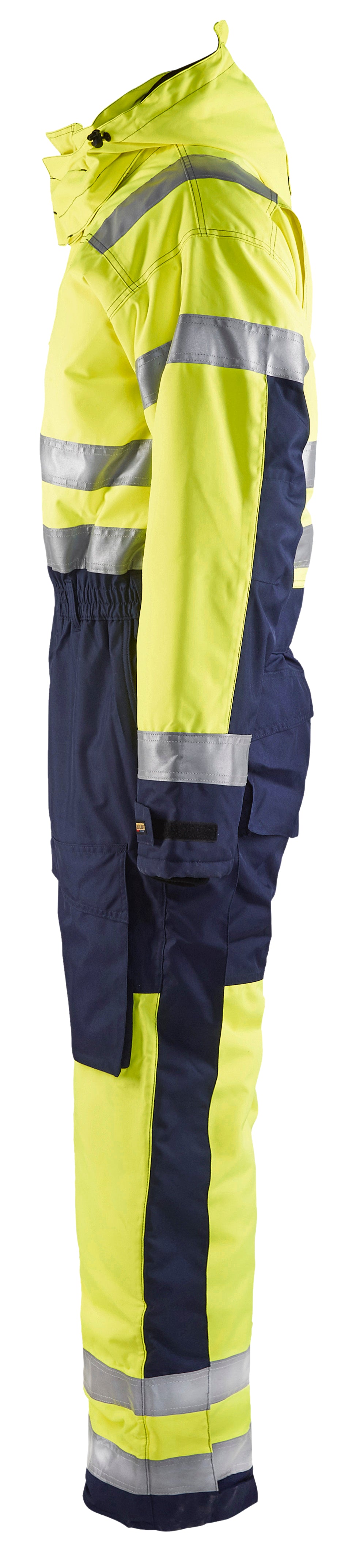 Blåkläder 6763 High Vis Vinter Kedeldragt produktfoto med tryk