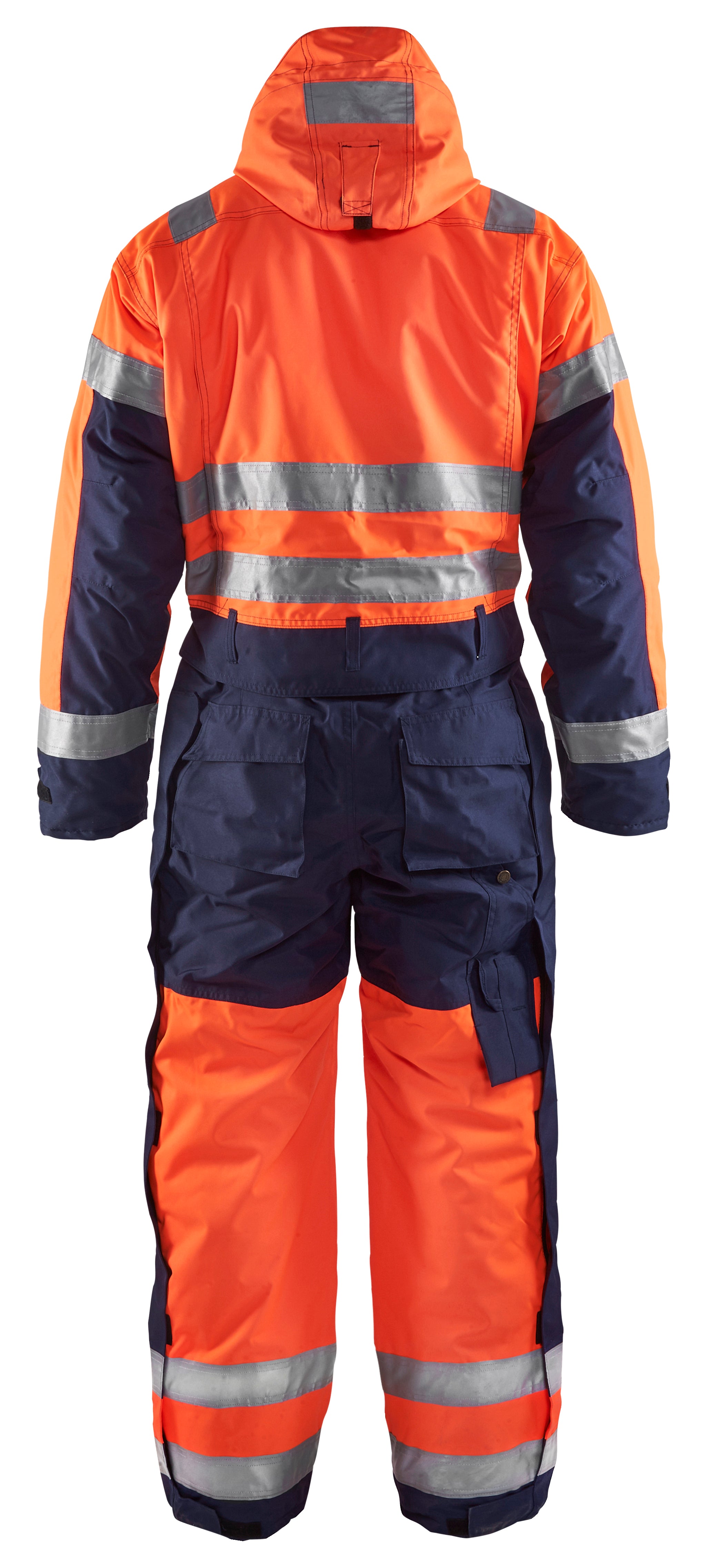 Blåkläder 6763 High Vis Vinter Kedeldragt materiale med logo
