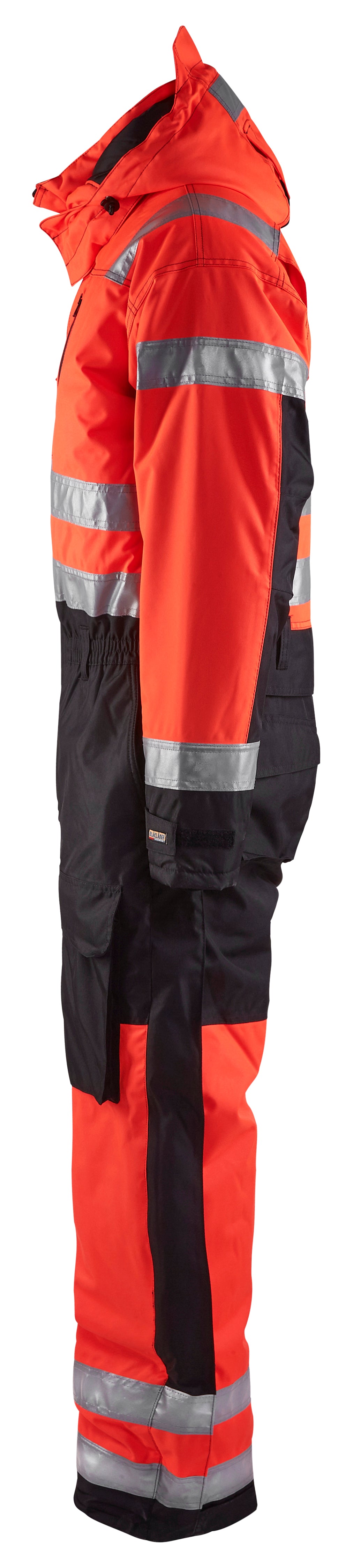 Blåkläder 6763 High Vis Vinter Kedeldragt materiale med tryk