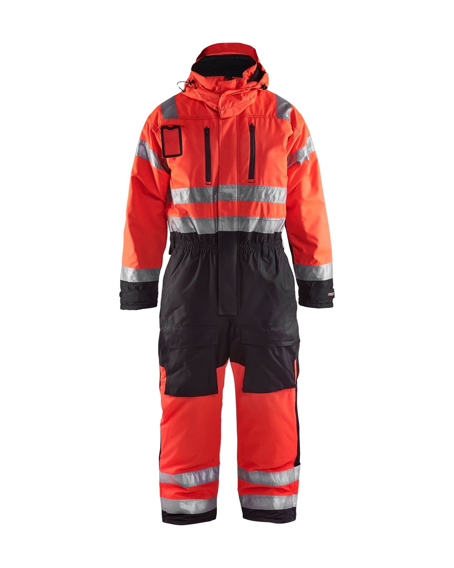 Blåkläder 6763 High Vis Vinter Kedeldragt, High Vis Rød/Sort