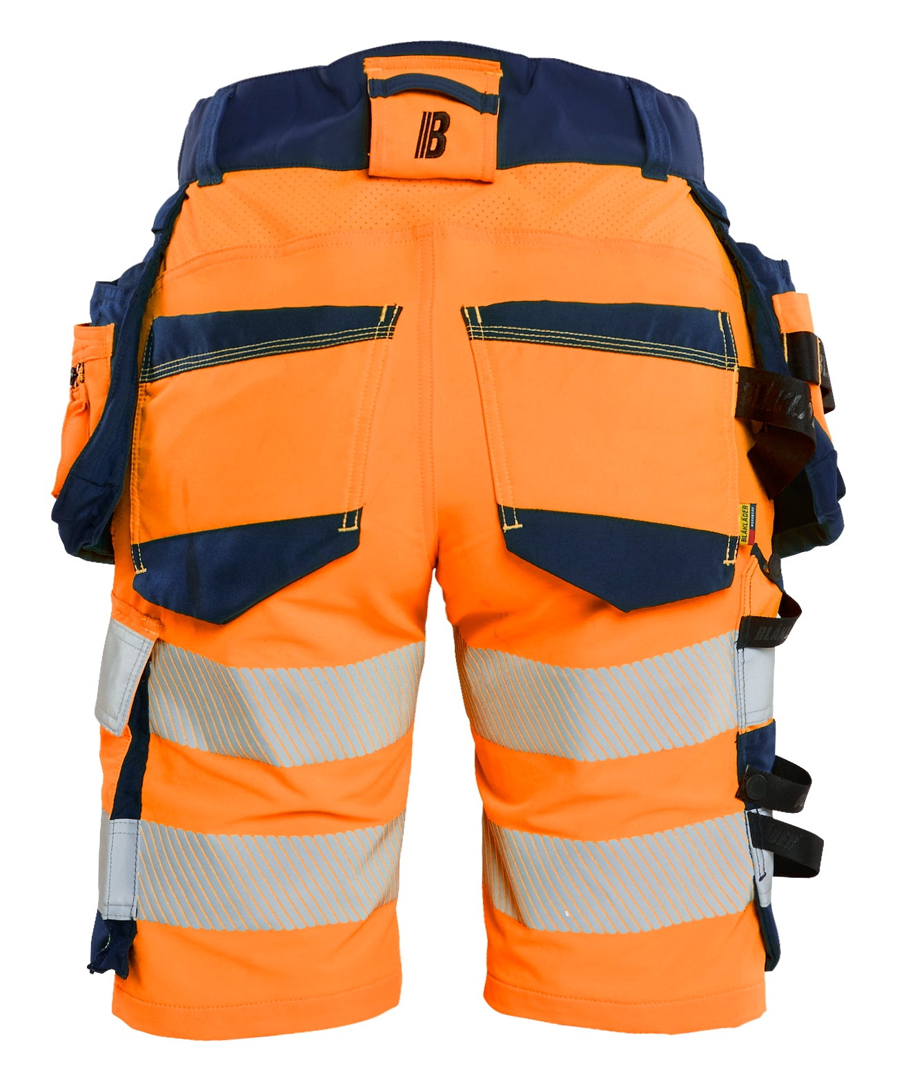 Blåkläder 7020 Dame High Vis Shorts 4-vejs Stretch materiale med logo
