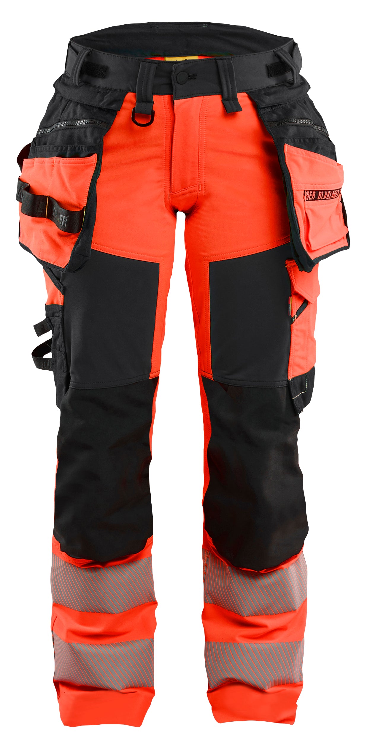 Blåkläder 7022 Dame High Vis Buks 4-vejs Stretch produktfoto med firmalogo