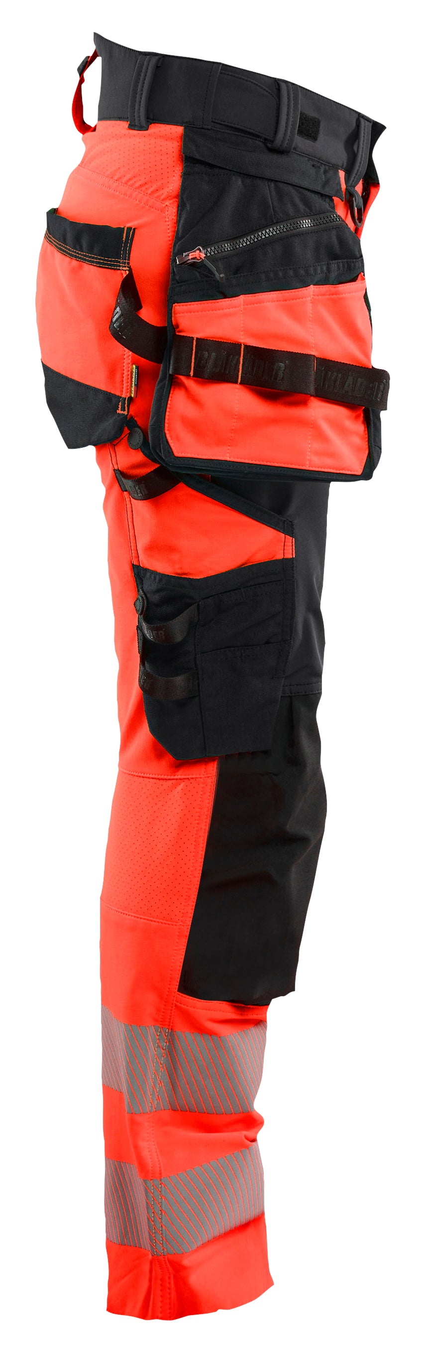 Blåkläder 7022 Dame High Vis Buks 4-vejs Stretch nærbillede til broderi