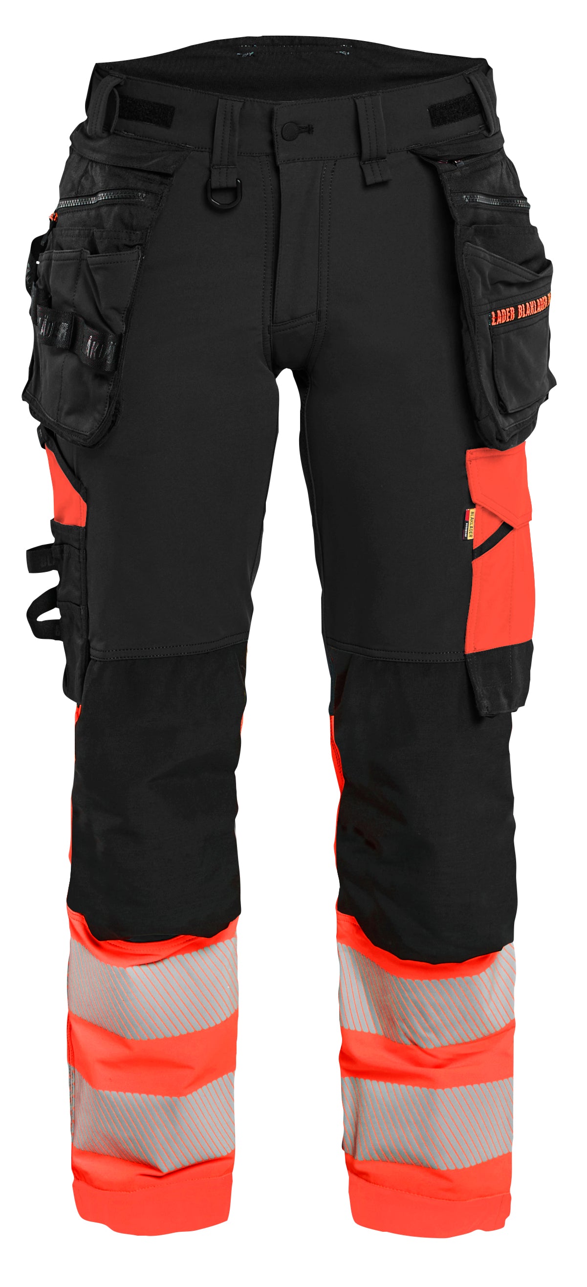 Blåkläder 7025 Dame High Vis Buks 4-vejs Stretch produktfoto med firmalogo