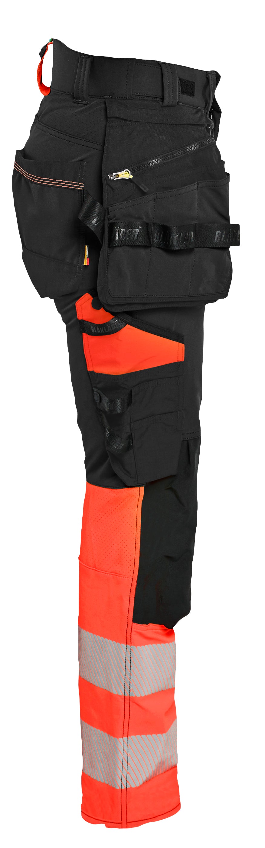 Blåkläder 7025 Dame High Vis Buks 4-vejs Stretch nærbillede til broderi