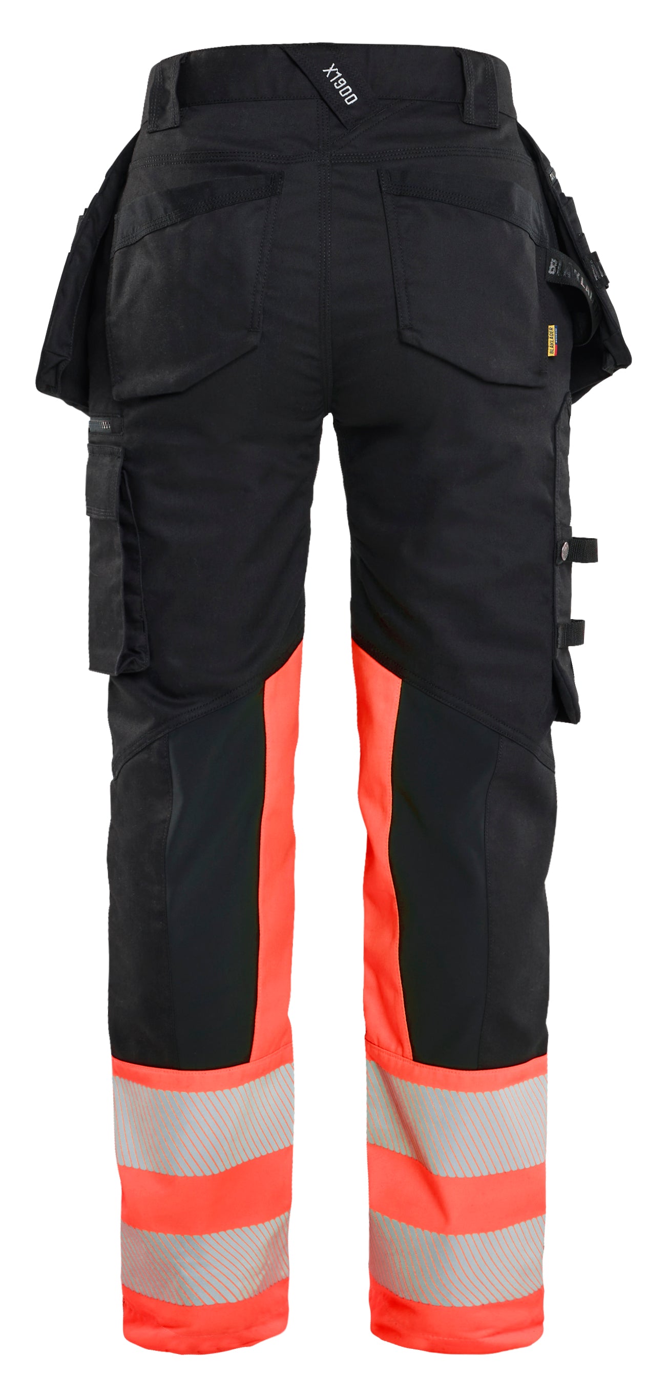 Blåkläder 7030 Dame High Vis Buks Stretch detalje med logo