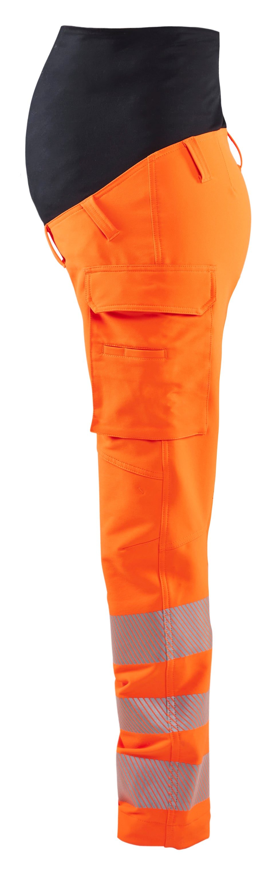 Blåkläder 7100 Graviditets High Vis Buks 4-vejs stretch produktbillede med tryk