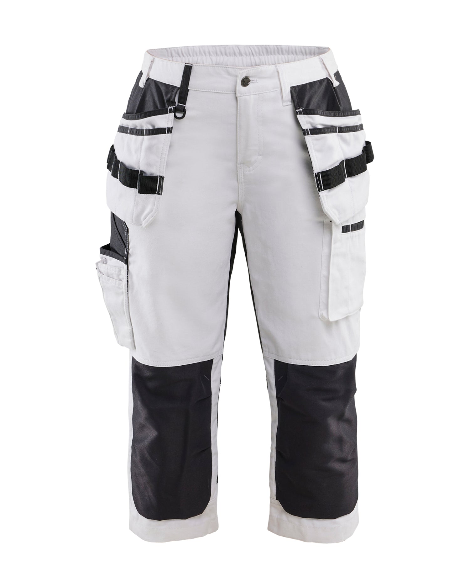 Blåkläder 7109 Dame knickers med stretch, Hvid/Sort