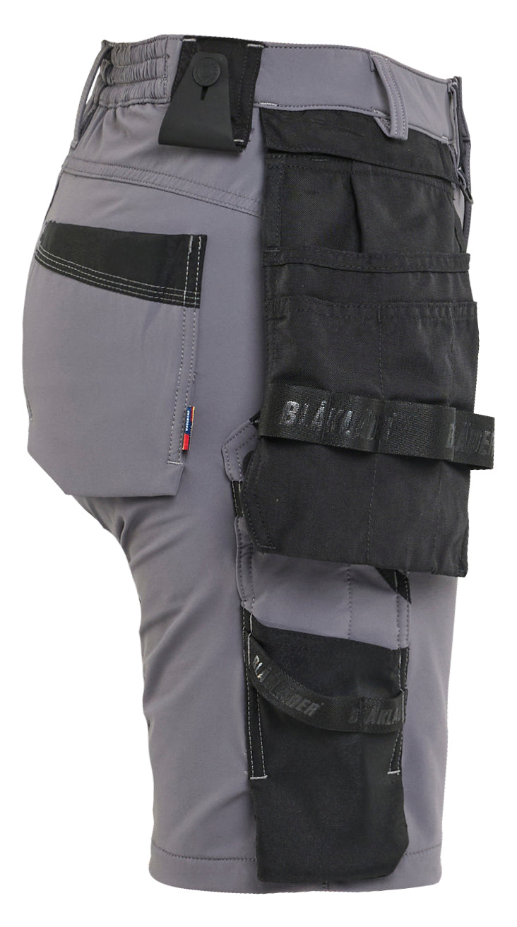 Blåkläder 7124 Dame Håndværker Shorts 4-vejs stretch produktfoto til broderi