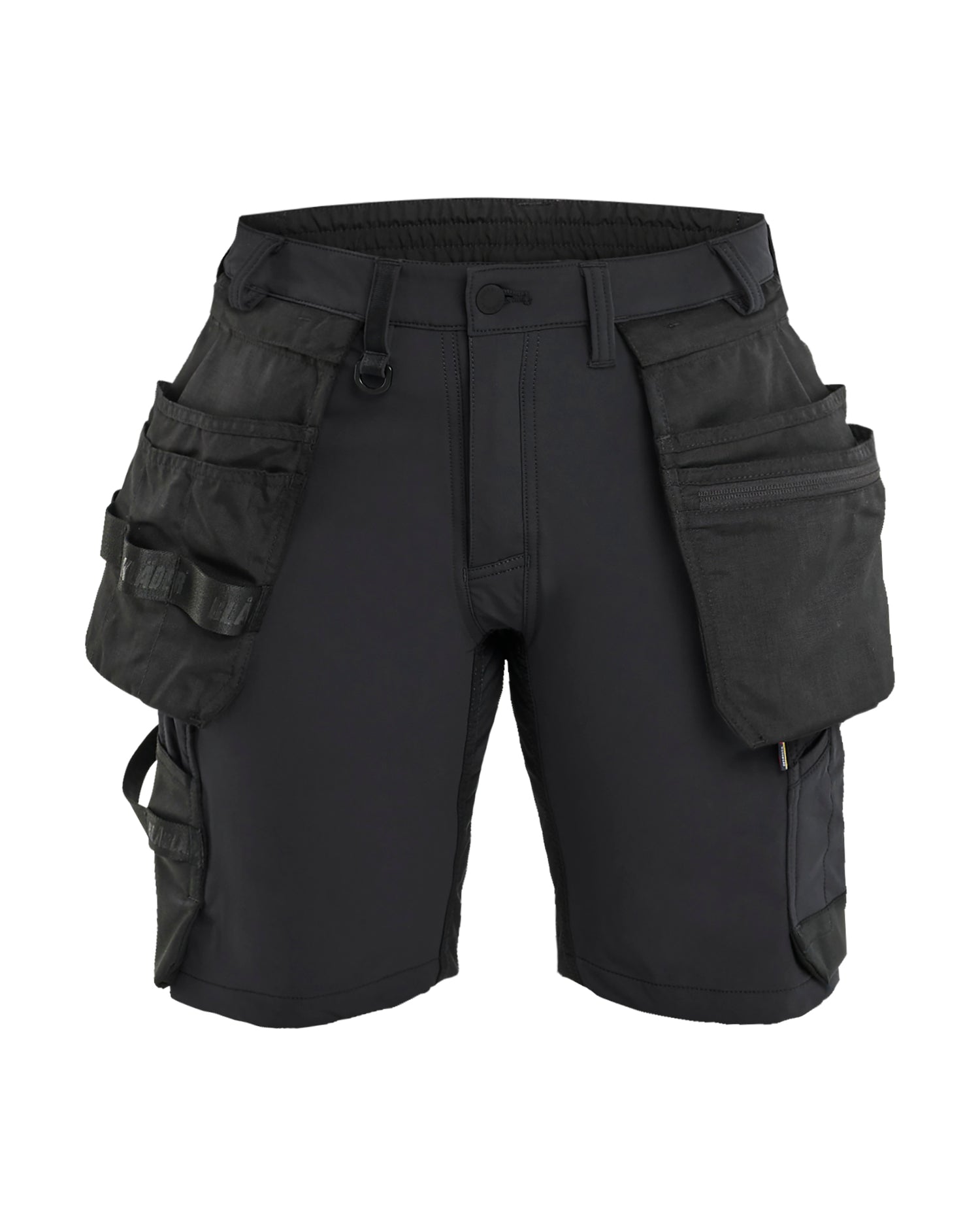 Blåkläder 7124 Dame Håndværker Shorts 4-vejs stretch, Sort