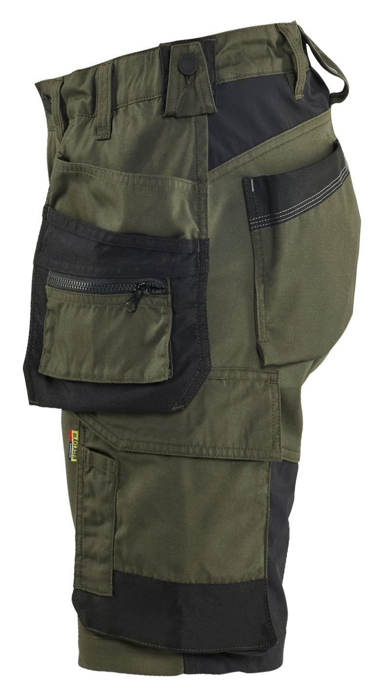 Blåkläder 7133 Dame Håndværker Shorts med stretch produktfoto med tryk