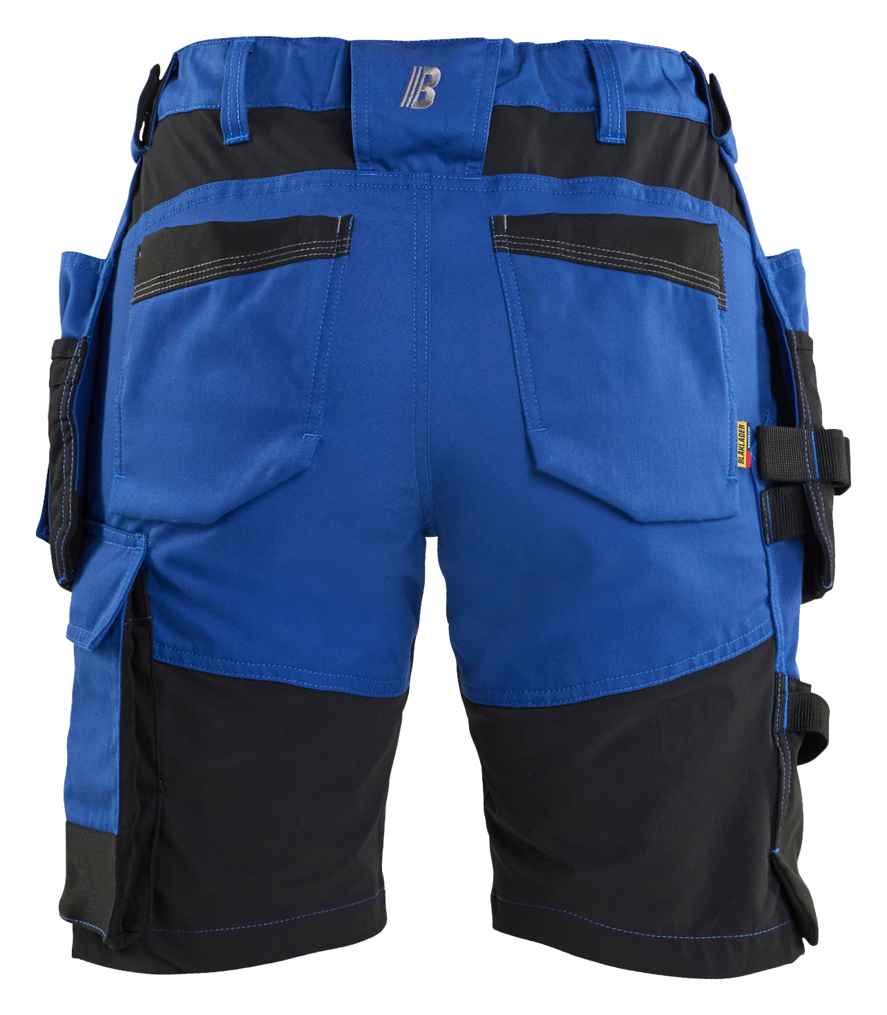 Blåkläder 7133 Dame Håndværker Shorts med stretch nærbillede med logo