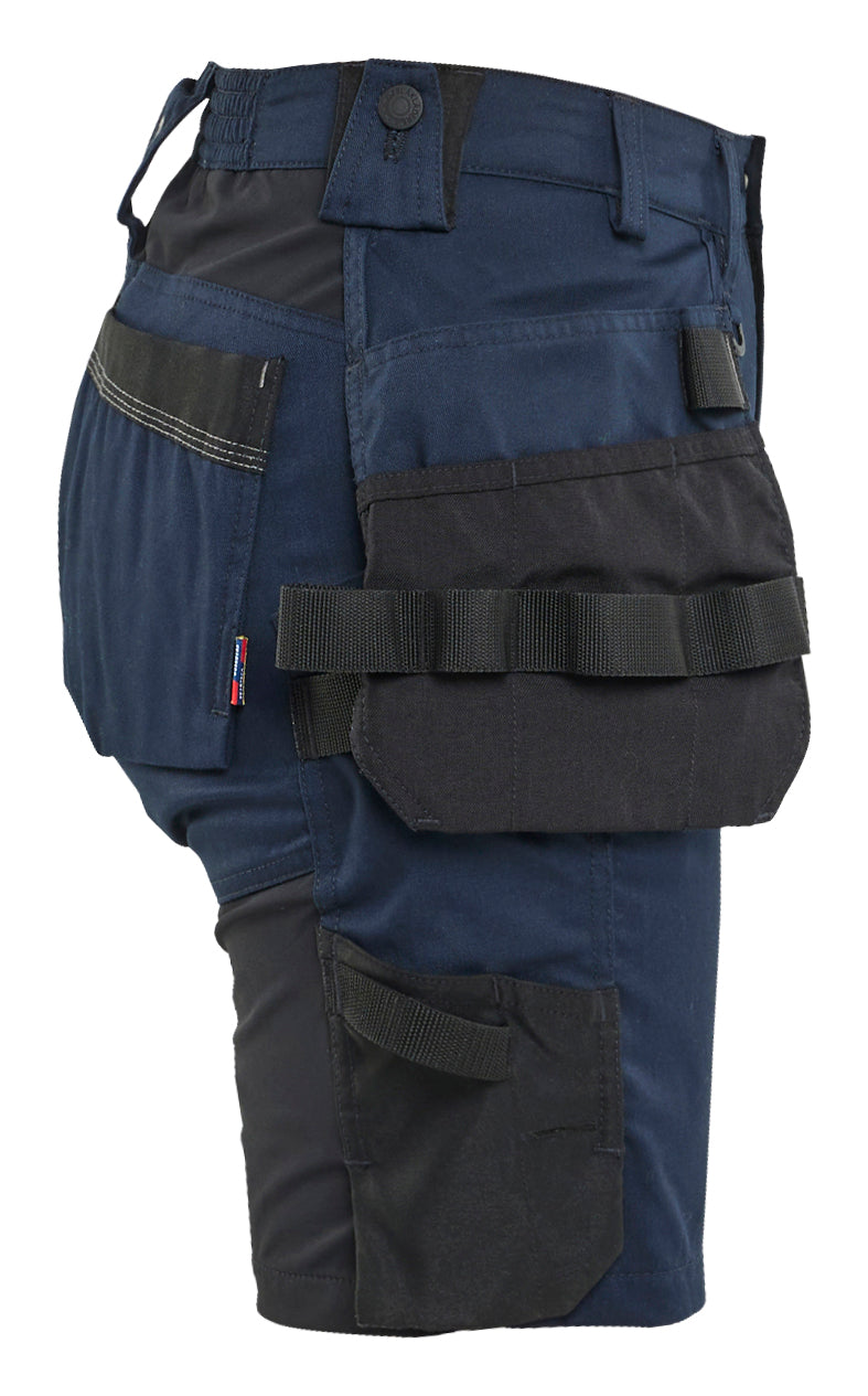 Blåkläder 7133 Dame Håndværker Shorts med stretch produktbillede til broderi