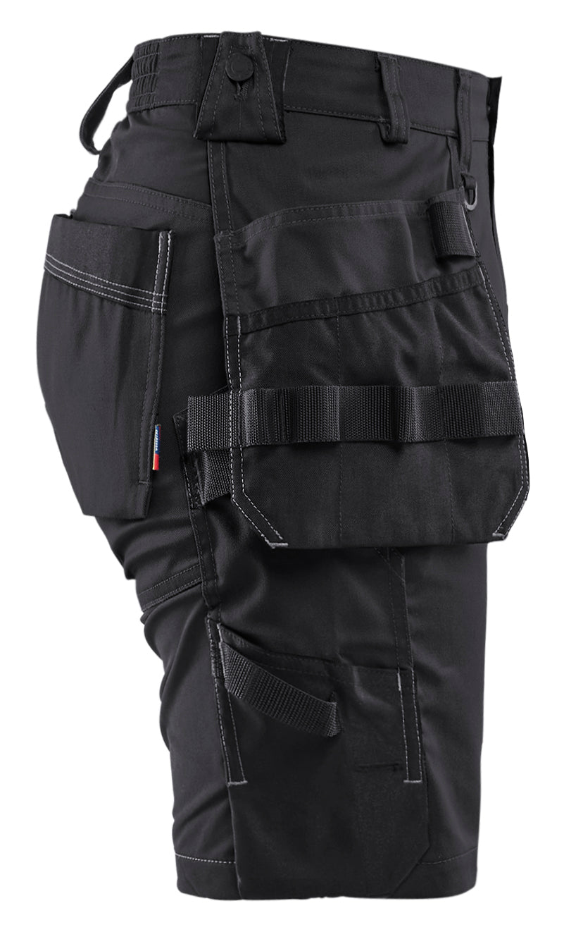 Blåkläder 7133 Dame Håndværker Shorts med stretch detalje med tryk