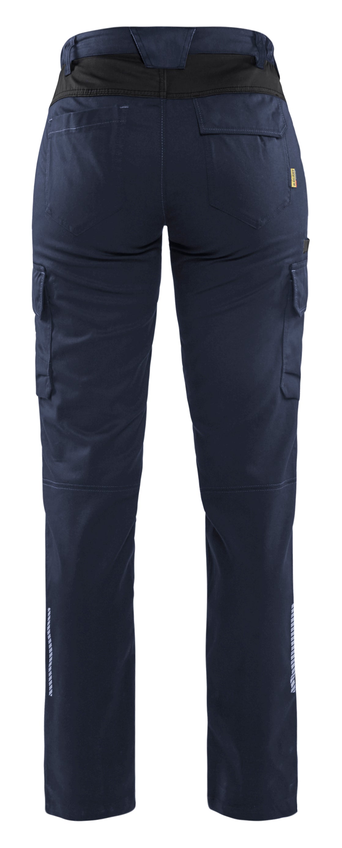 Blåkläder 7144 Dame Industri Buks stretch nærbillede med logo