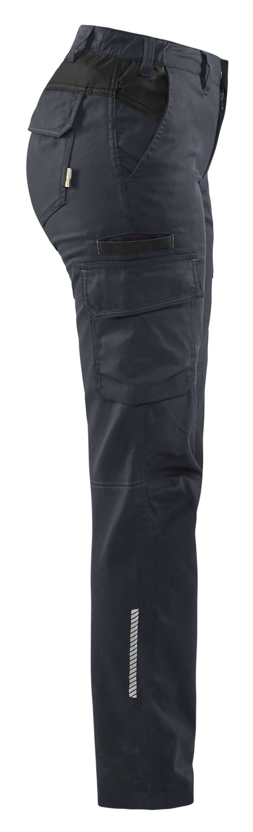 Blåkläder 7144 Dame Industri Buks stretch nærbillede til broderi