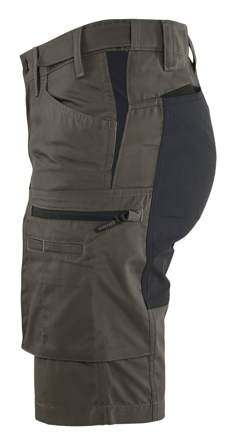 Blåkläder 7149 Dame Service Shorts med stretch produktfoto med tryk
