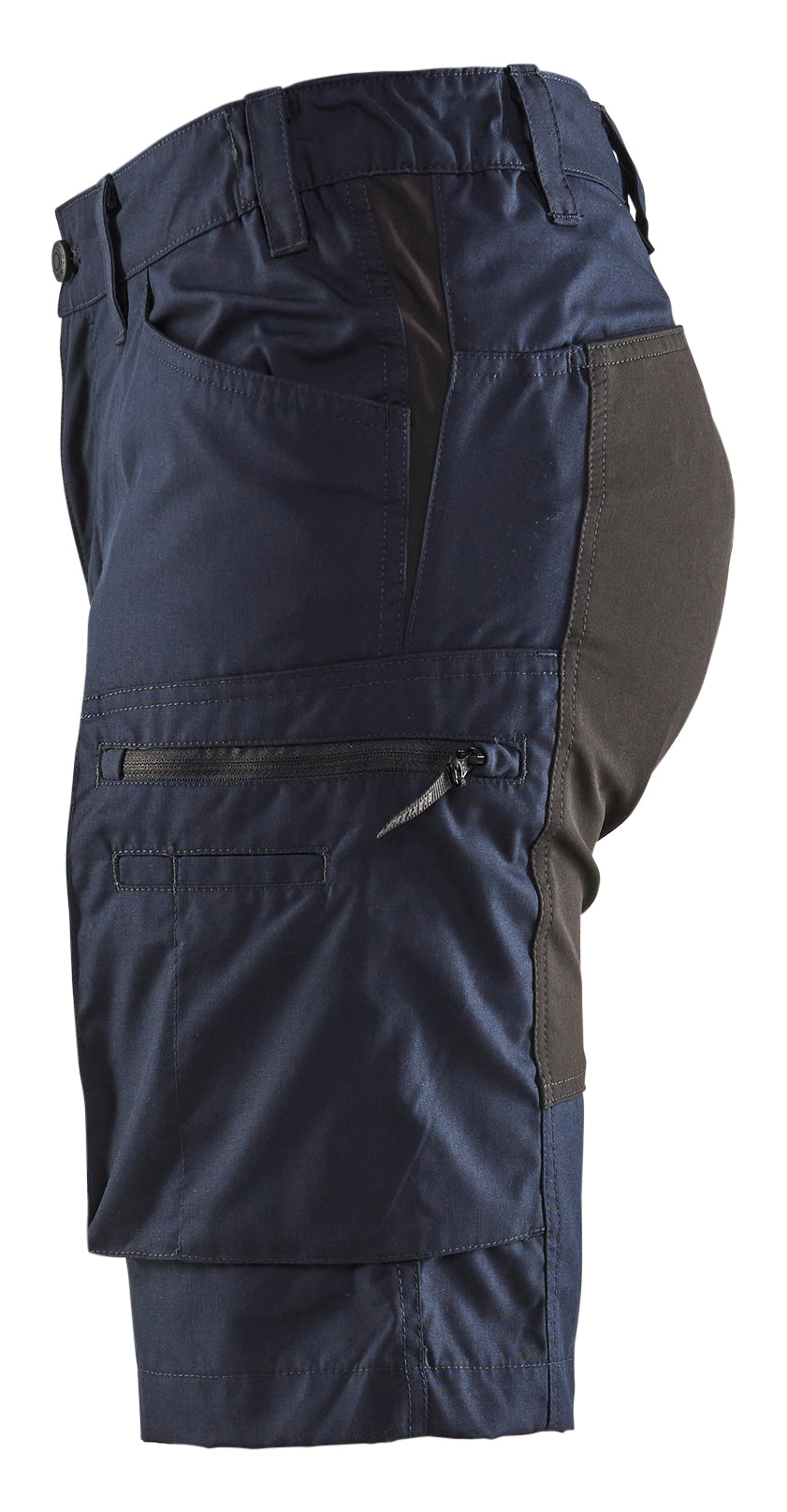 Blåkläder 7149 Dame Service Shorts med stretch produktbillede med tryk