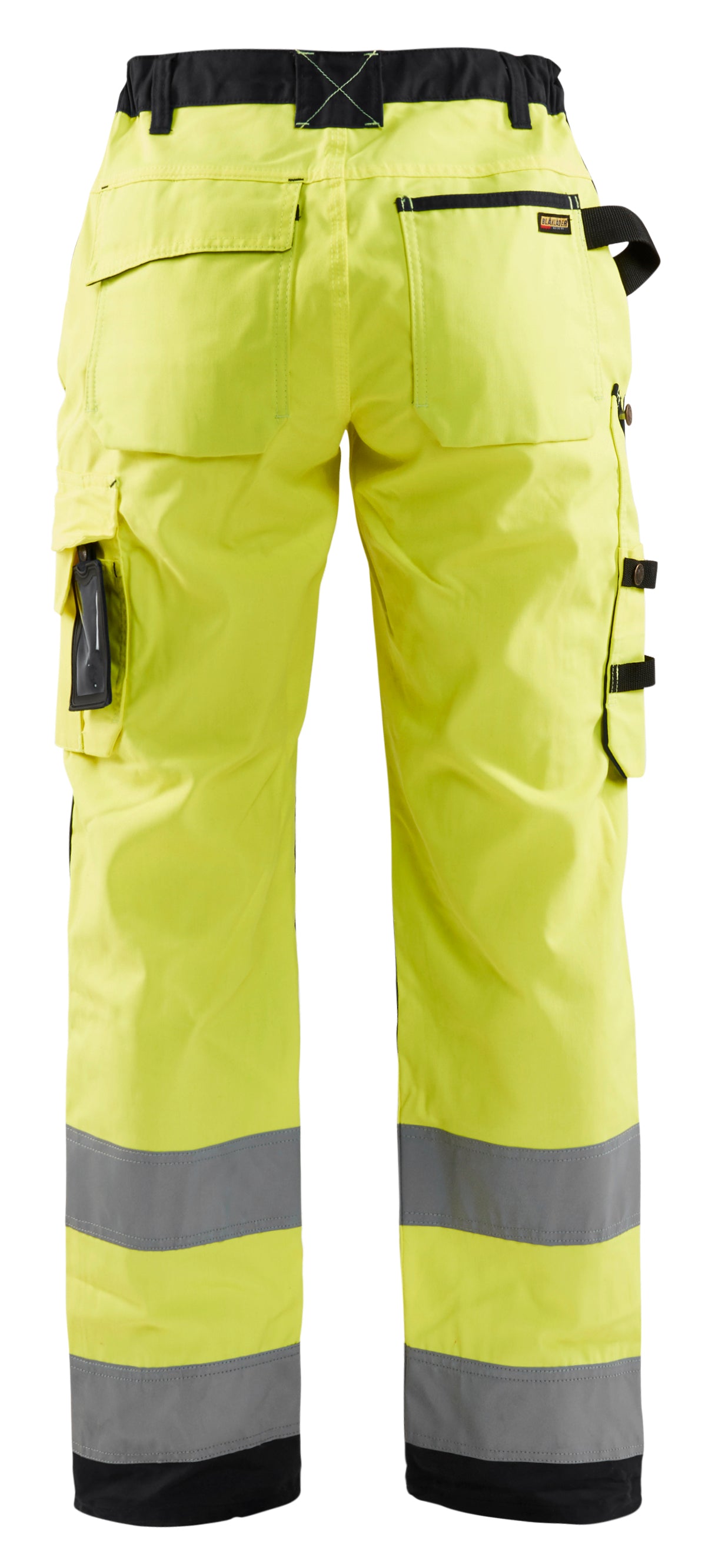 Blåkläder 7155 Dame High Vis Buks nærbillede med logo