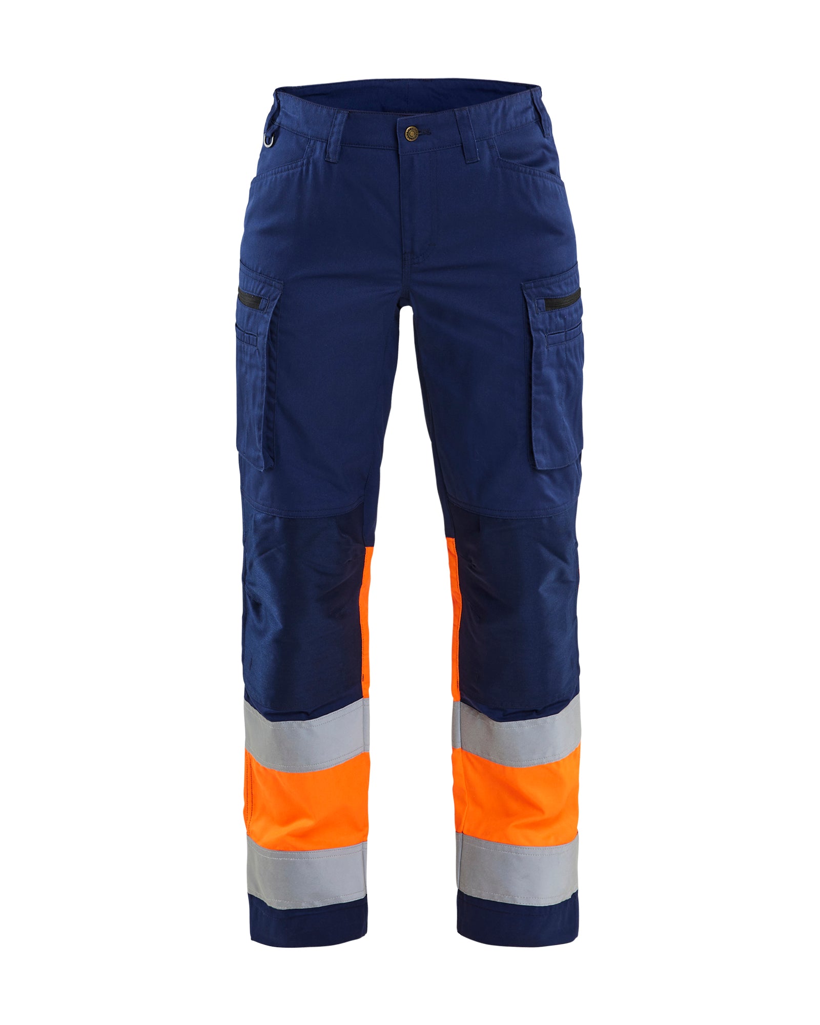 Blåkläder 7161 Dame High Vis Buks med stretch, Marineblå/High Vis Orange