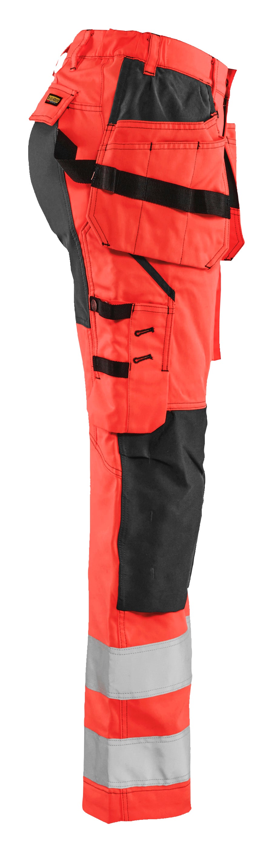 Blåkläder 7163 Dame High Vis Buks med stretch nærbillede til broderi