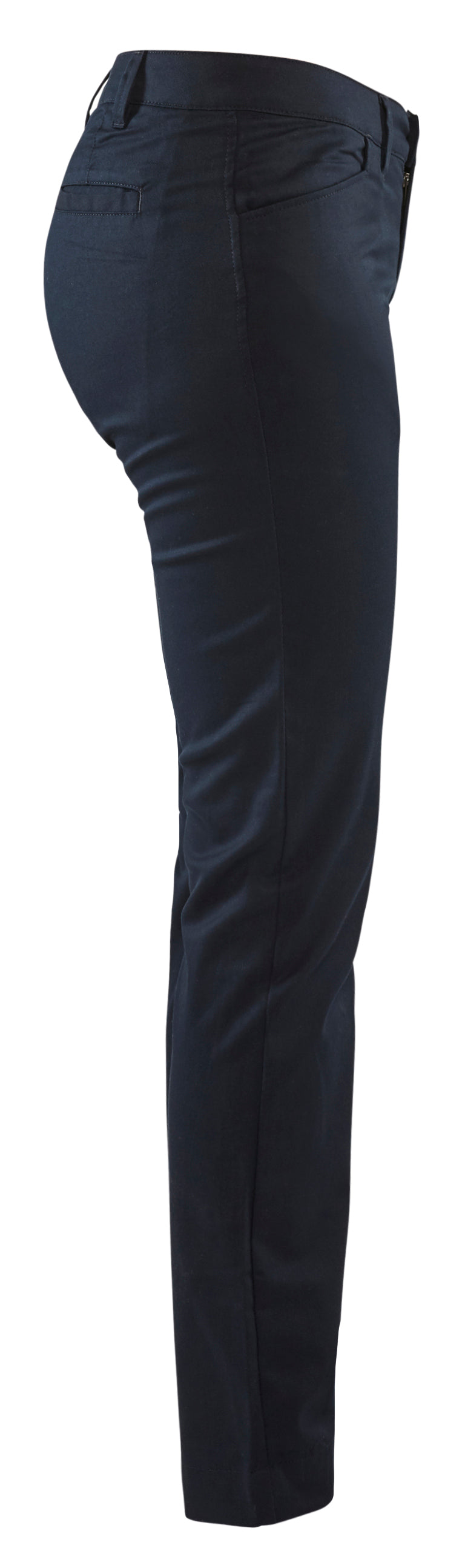 Blåkläder 7165 Dame Chinos stretch detalje til broderi