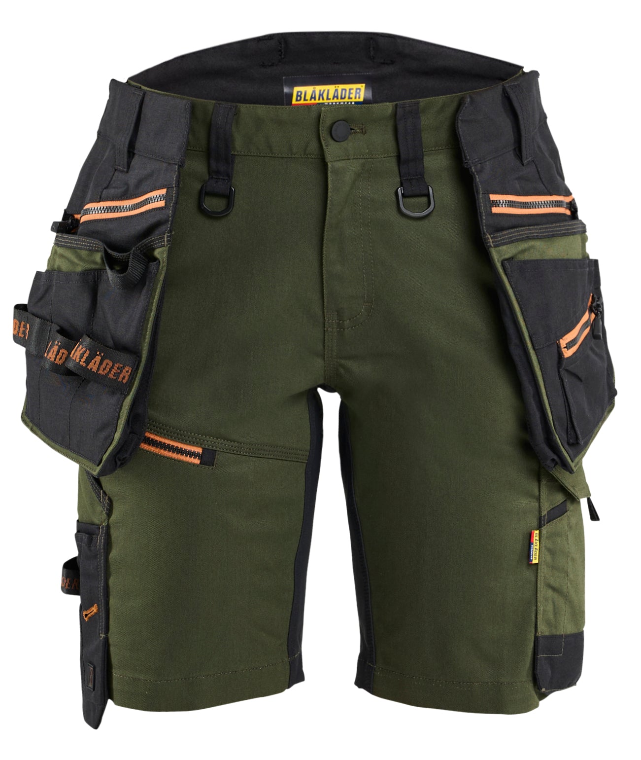 Blåkläder 7175 Striker Dame Håndværker Shorts Stretch materiale med firmalogo