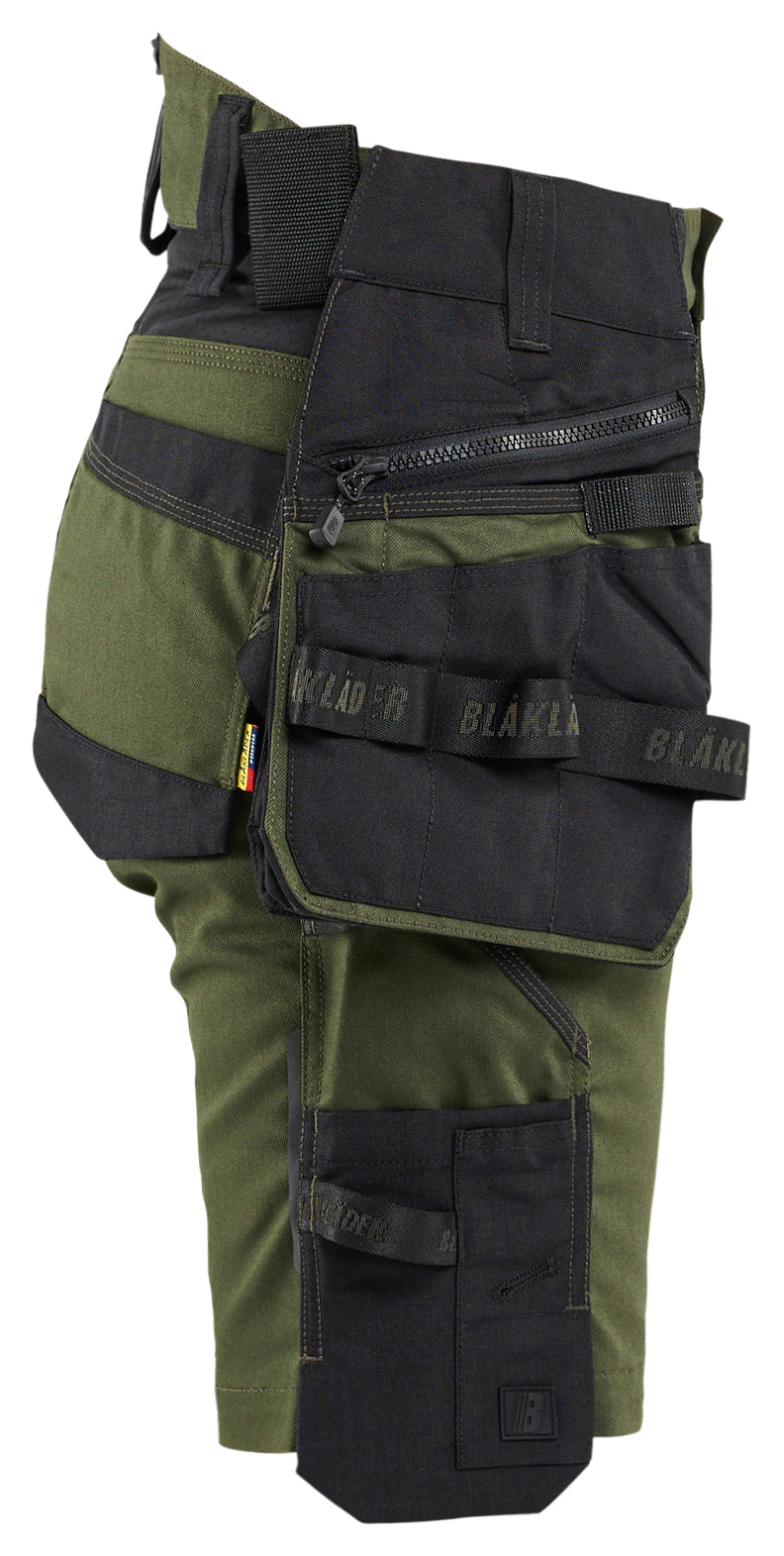 Blåkläder 7175 Striker Dame Håndværker Shorts Stretch produktbillede til broderi