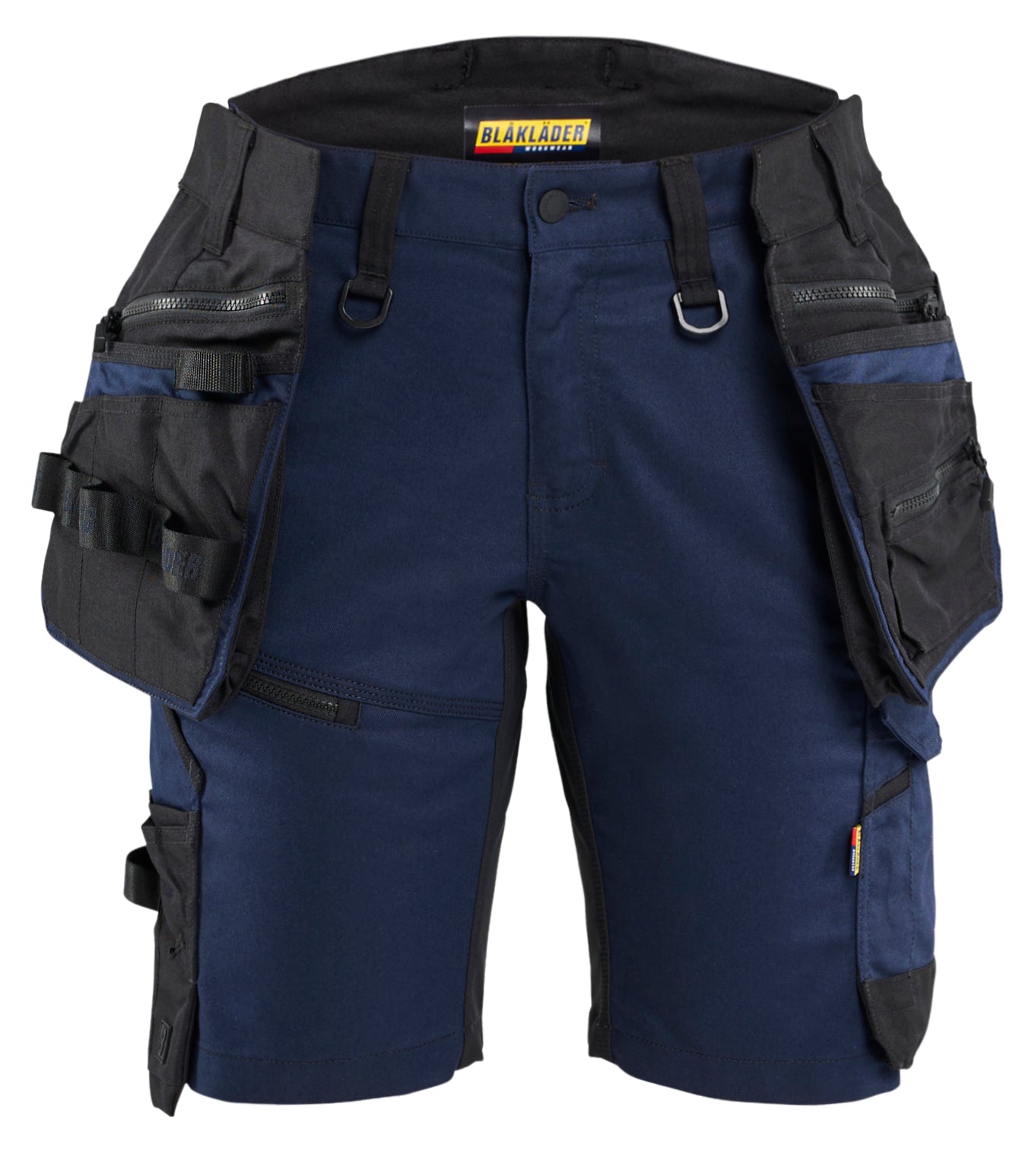 Blåkläder 7175 Striker Dame Håndværker Shorts Stretch produktfoto med firmalogo
