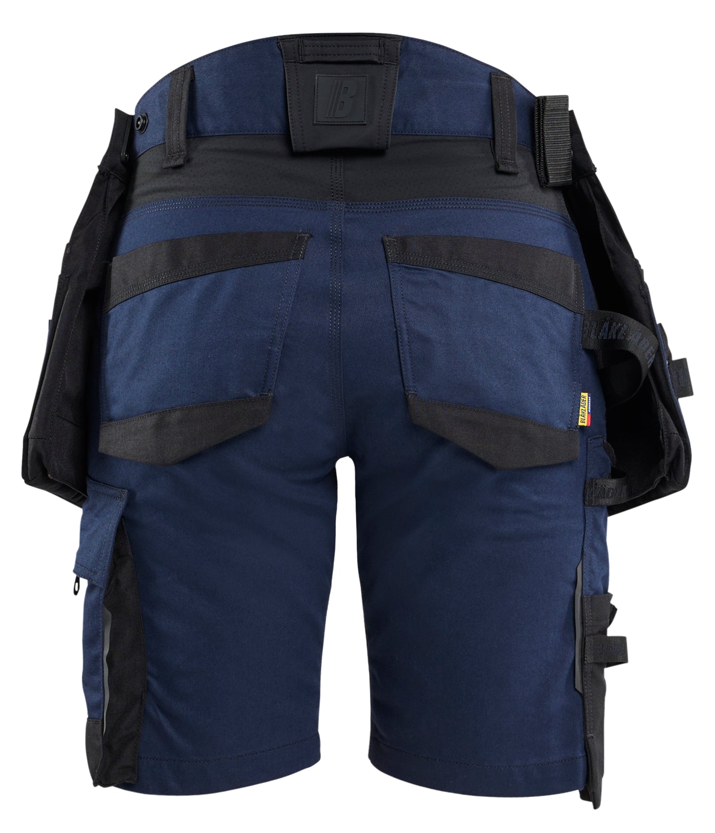 Blåkläder 7175 Striker Dame Håndværker Shorts Stretch detalje med logo