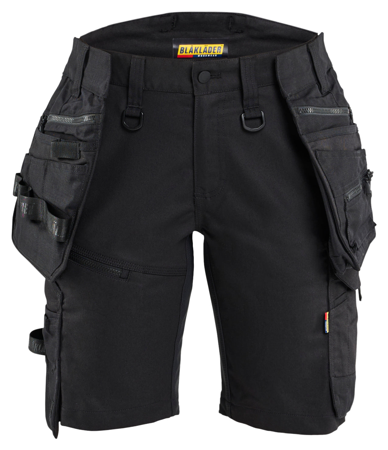 Blåkläder 7175 Striker Dame Håndværker Shorts Stretch produktbillede med firmalogo