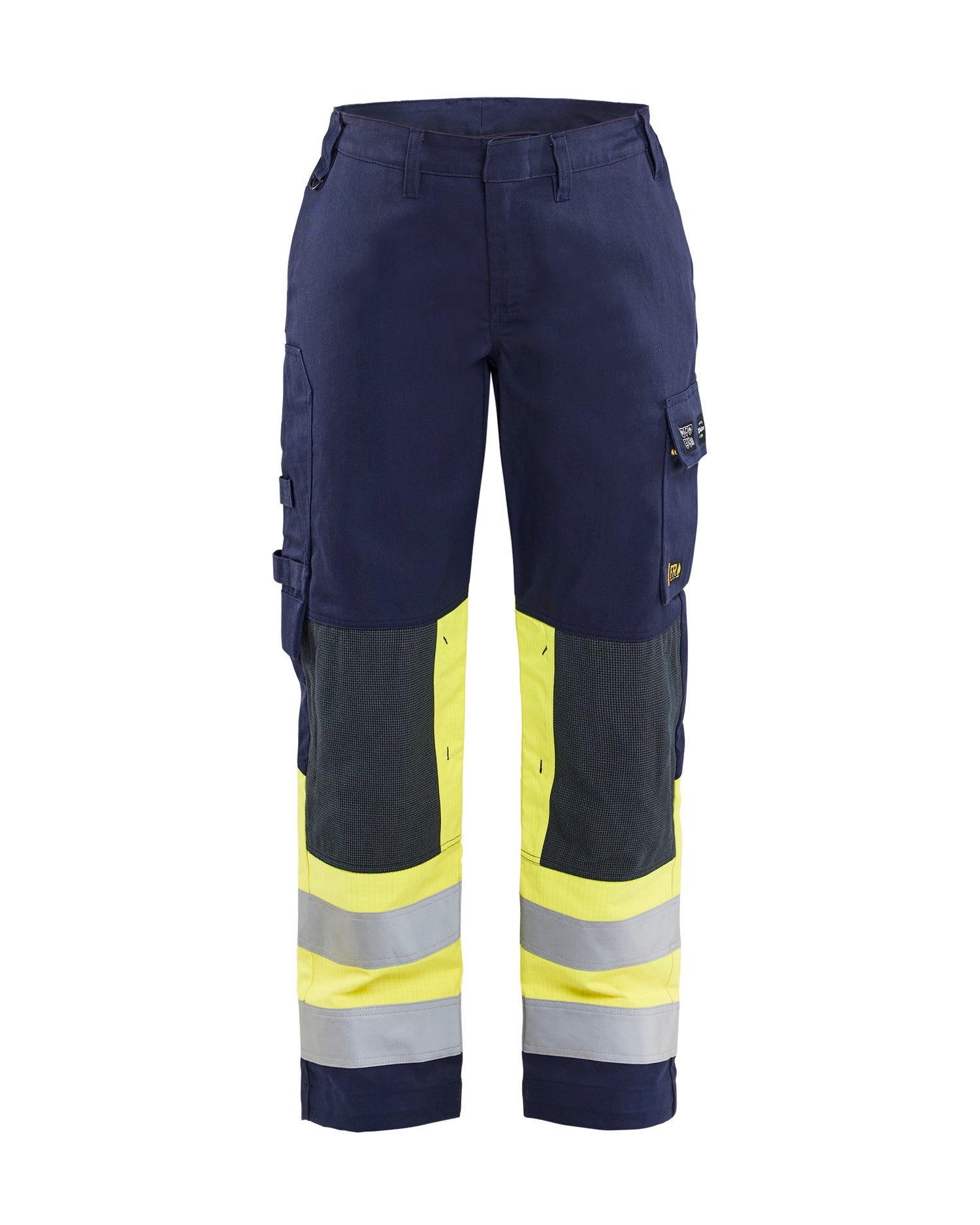 Blåkläder 7181 Dame Multinorm Buks, Marineblå/High Vis Gul