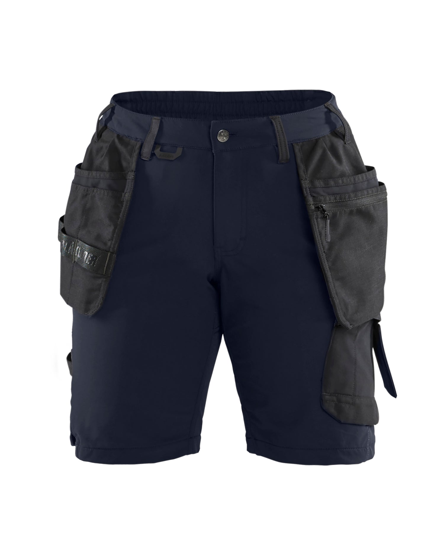 Blåkläder 7183 Dame Håndværker shorts 4-vejs stretch, Mørk Marineblå/Sort