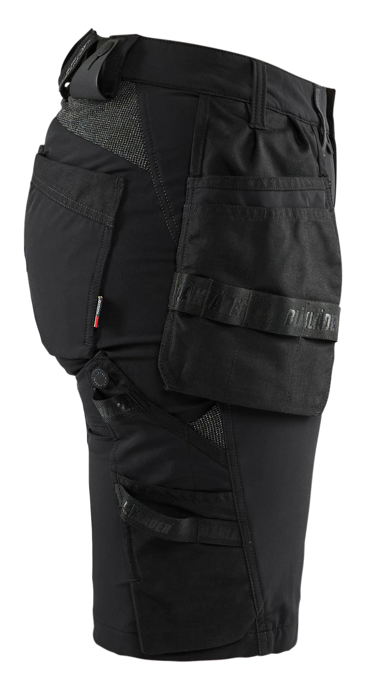 Blåkläder 7183 Dame Håndværker shorts 4-vejs stretch produktfoto til broderi