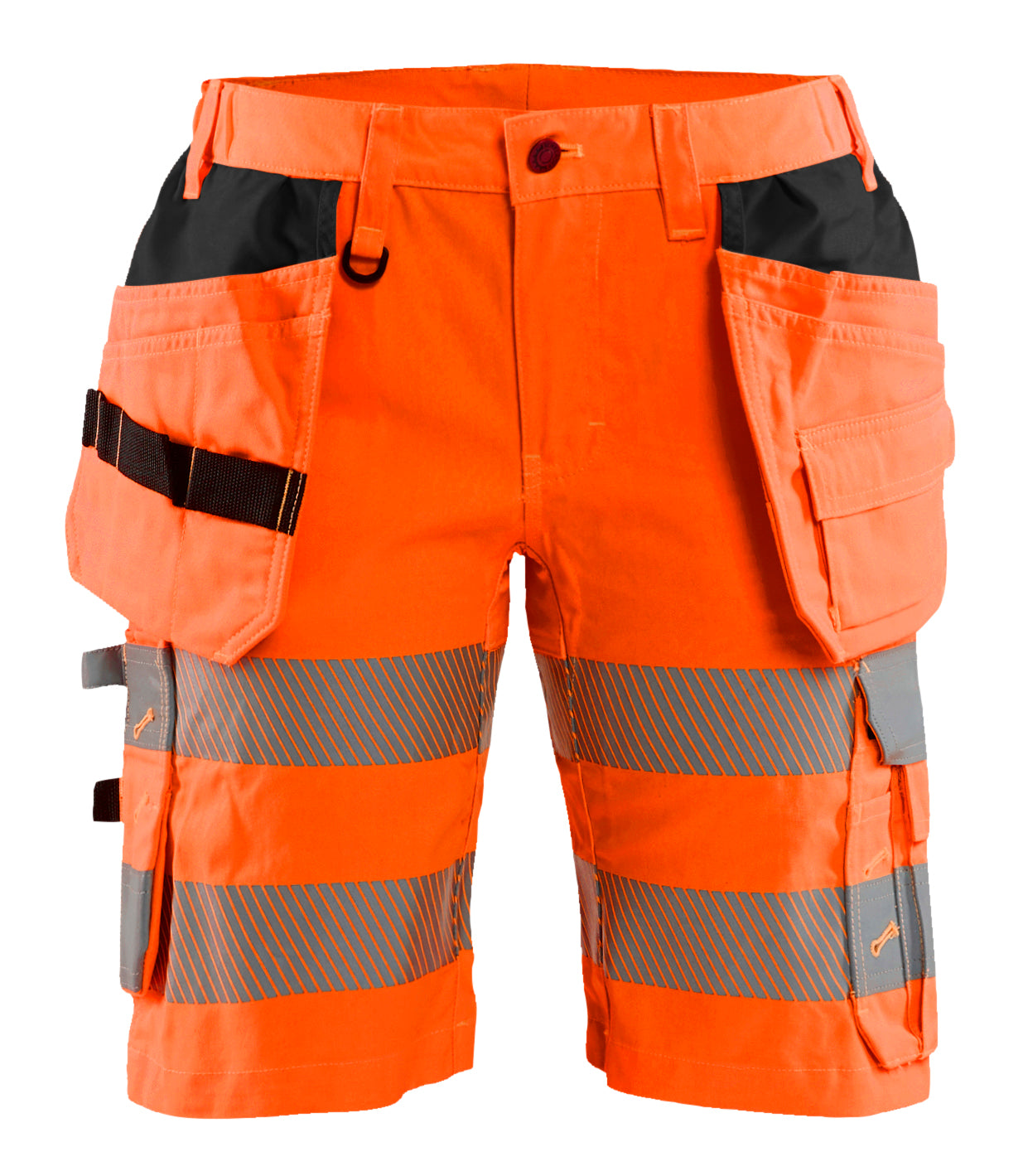 Blåkläder 7186 Dame High Vis Shorts med stretch materiale med firmalogo