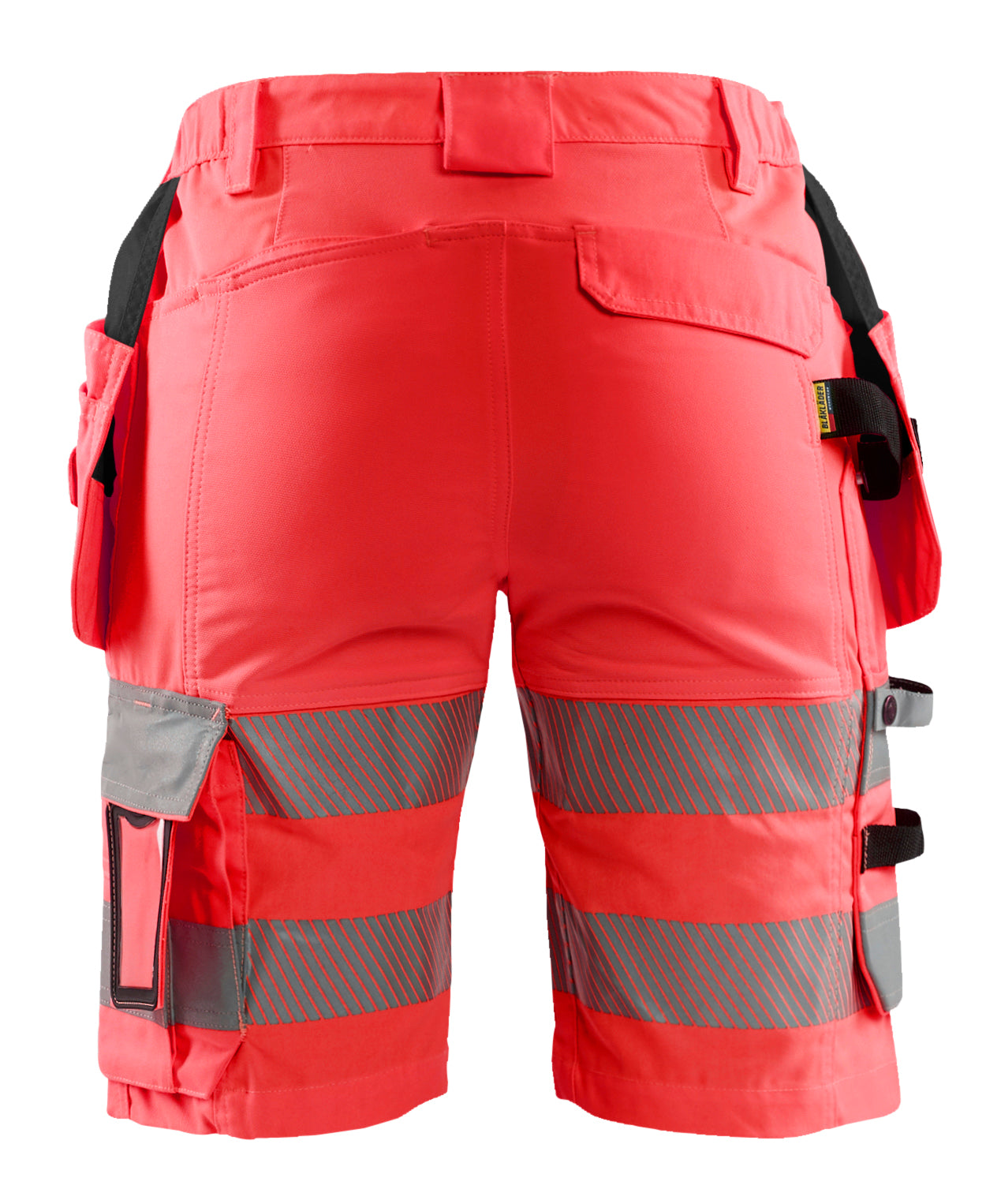 Blåkläder 7186 Dame High Vis Shorts med stretch materiale med logo