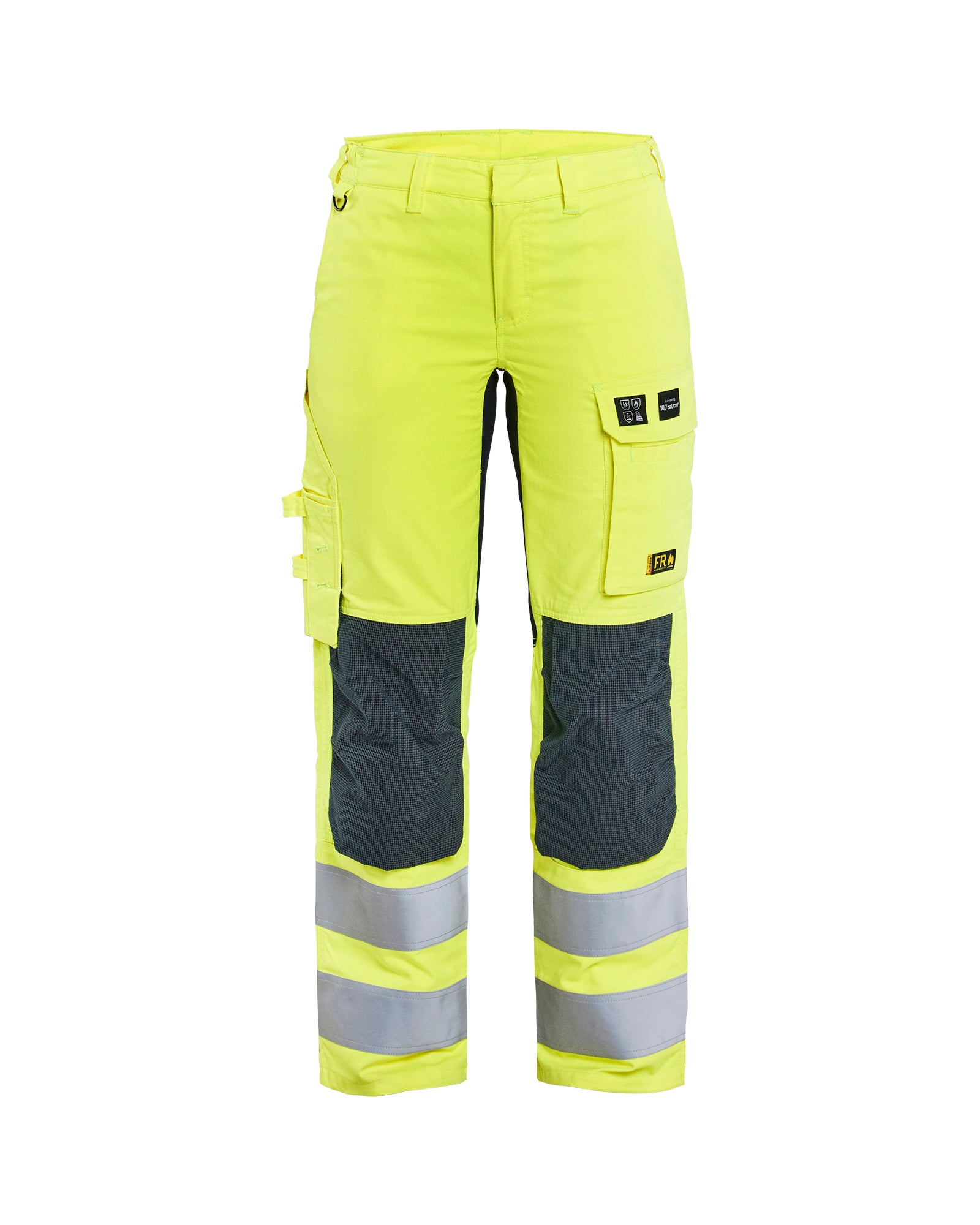 Blåkläder 7191 Dame Multinorm Buks med stretch Inherent, High Vis Gul/Marineblå
