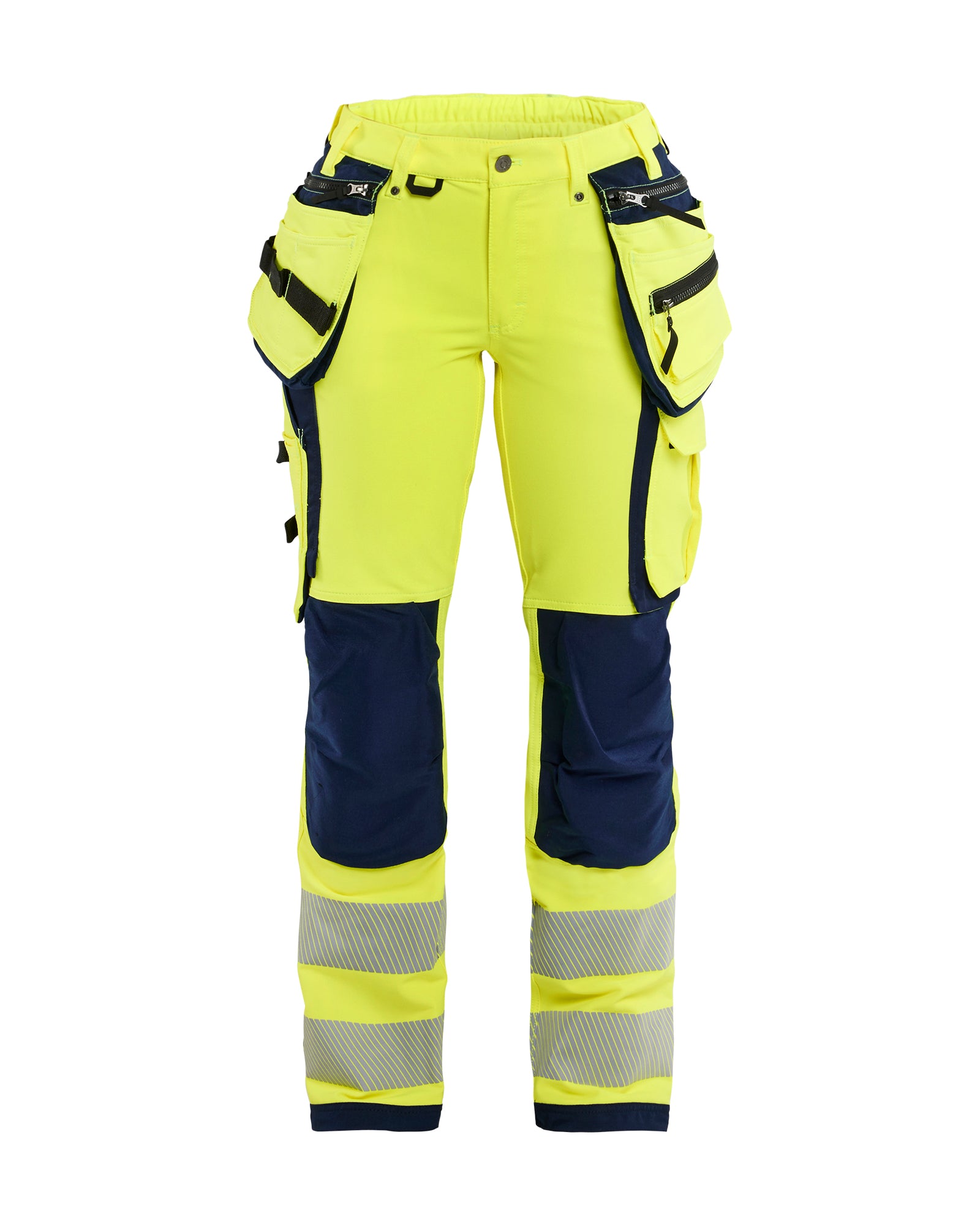Blåkläder 7197 Dame High Vis Buks 4-vejs stretch, High Vis Gul/Marineblå