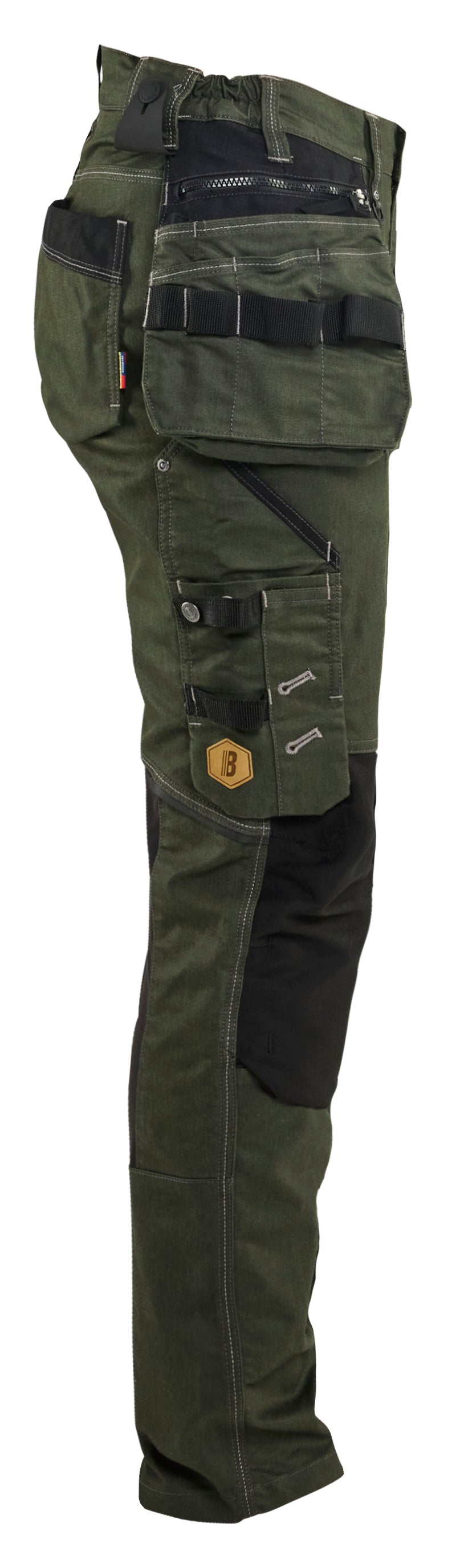 Blåkläder 7990 Dame Håndværker Buks stretch X1900 detalje til broderi