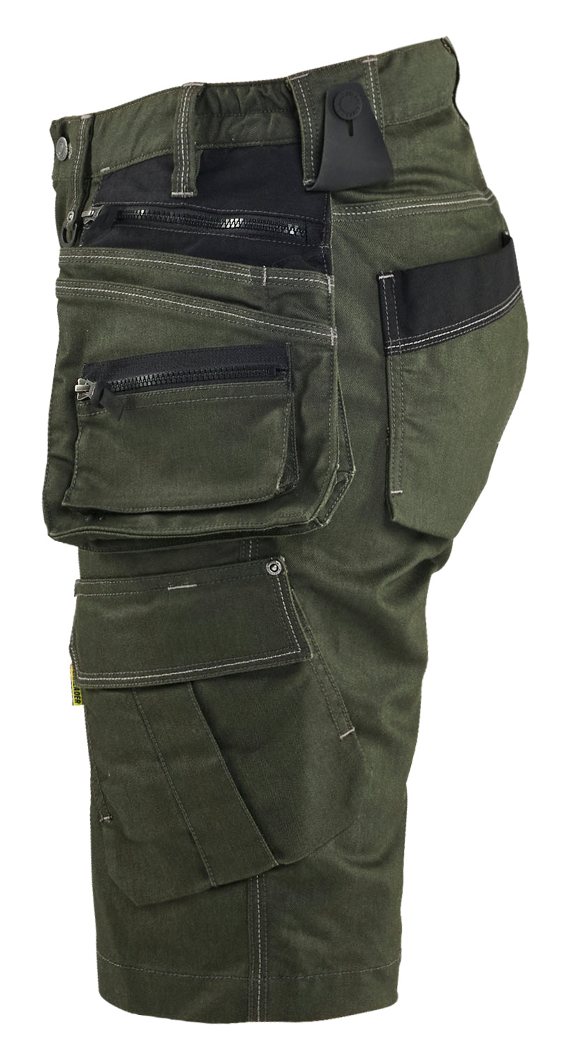 Blåkläder 7992 Dame Håndværker Shorts stretch X1900 produktfoto med tryk
