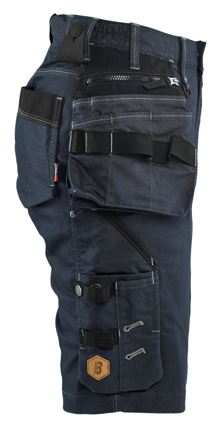 Blåkläder 7992 Dame Håndværker Shorts stretch X1900 produktfoto til broderi