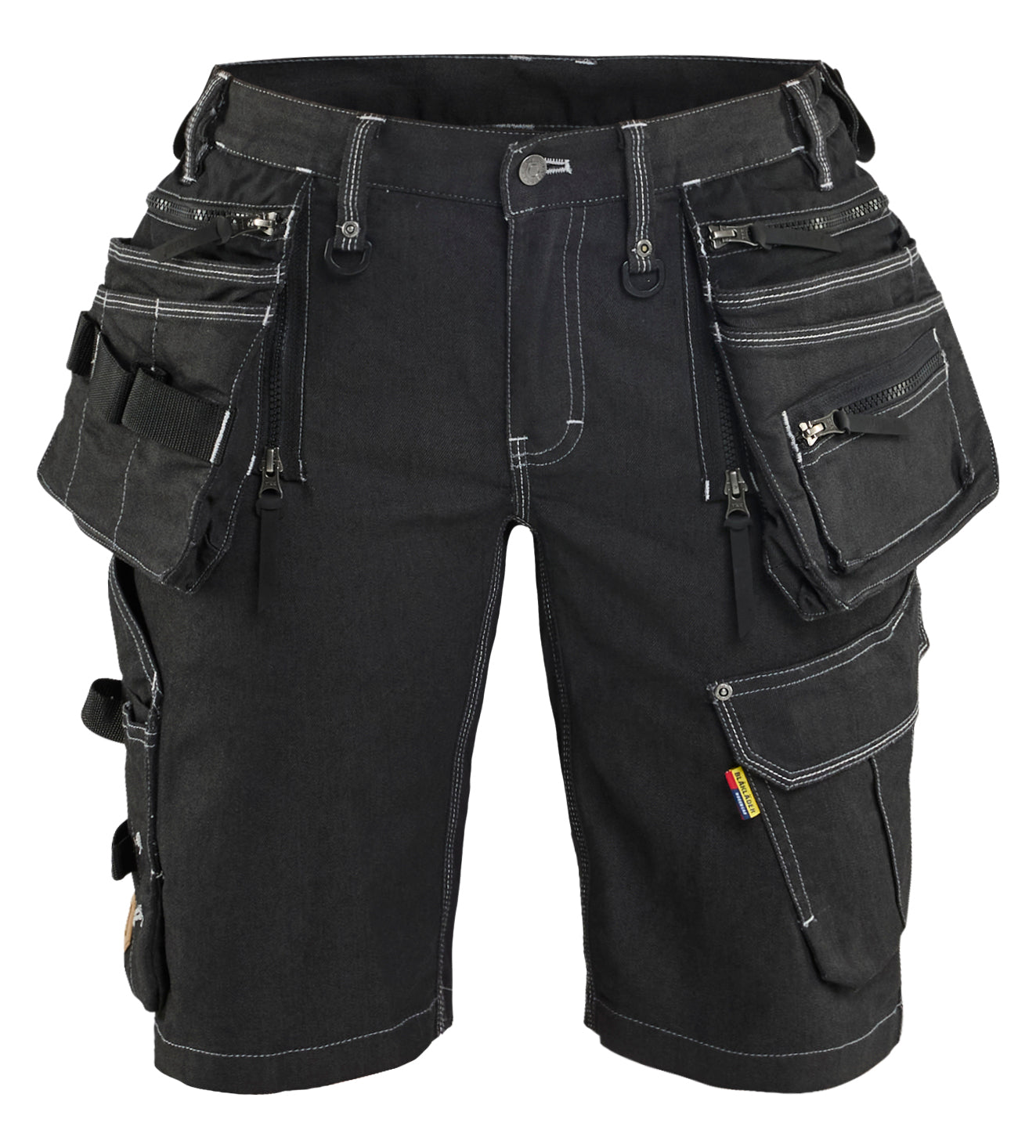 Blåkläder 7992 Dame Håndværker Shorts stretch X1900 detalje med firmalogo