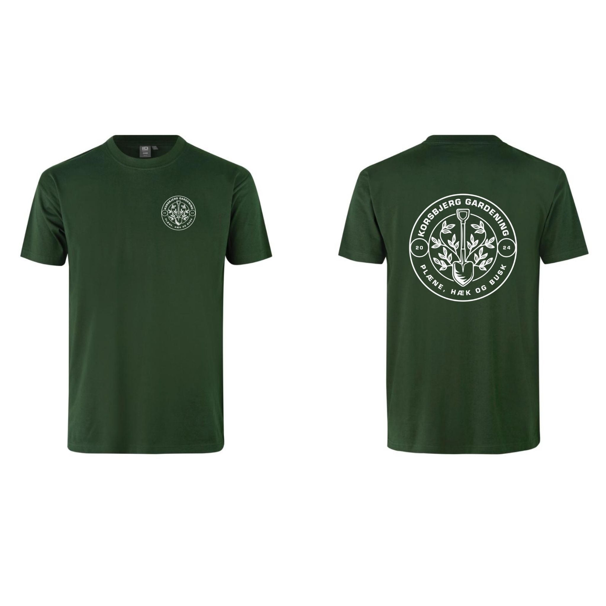 Korsbjerg Gardening ID 0500 GAME® T-shirt m bryst og ryglogo