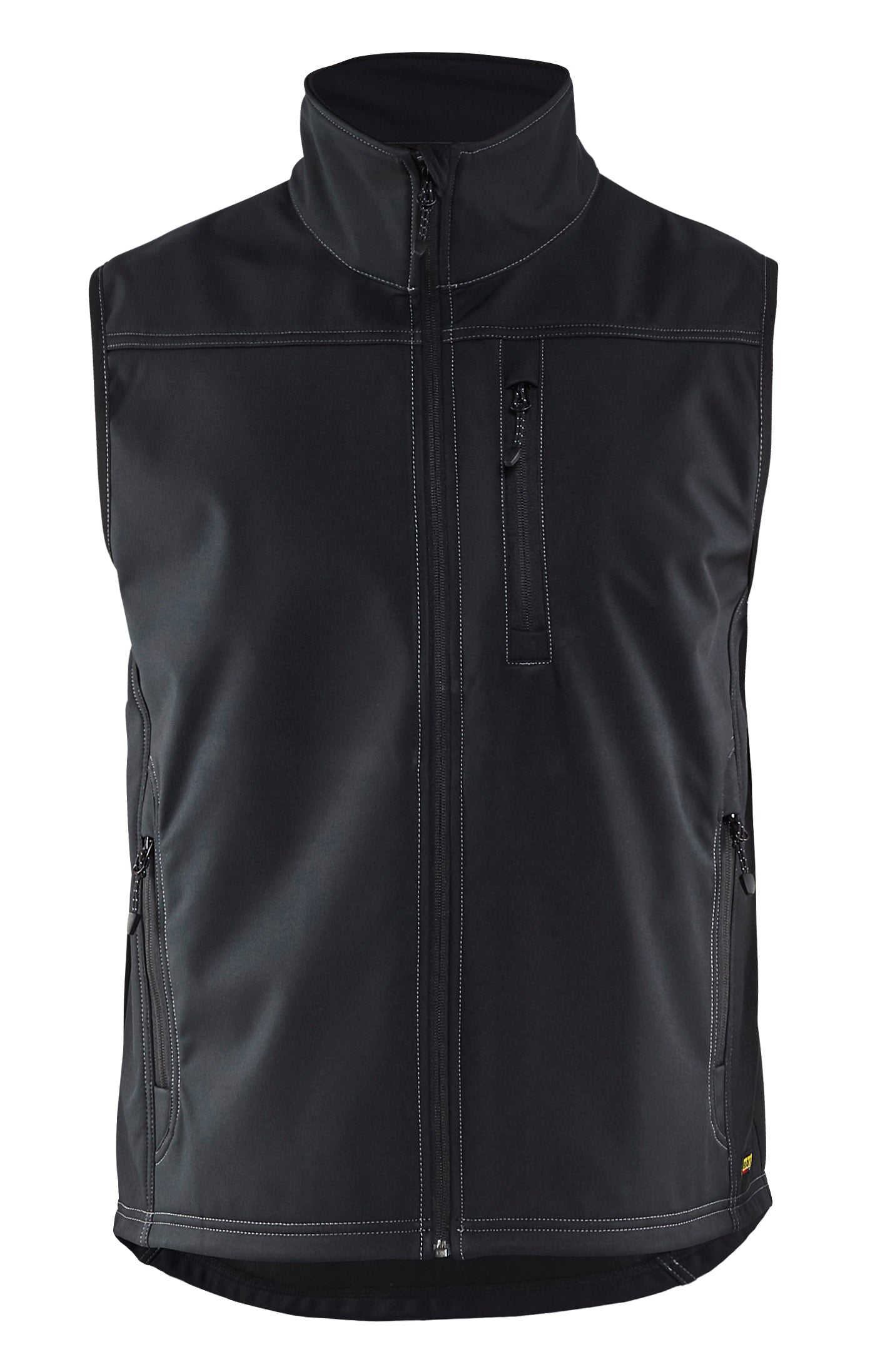 Blåkläder 8170 Softshell Vest materiale med firmalogo