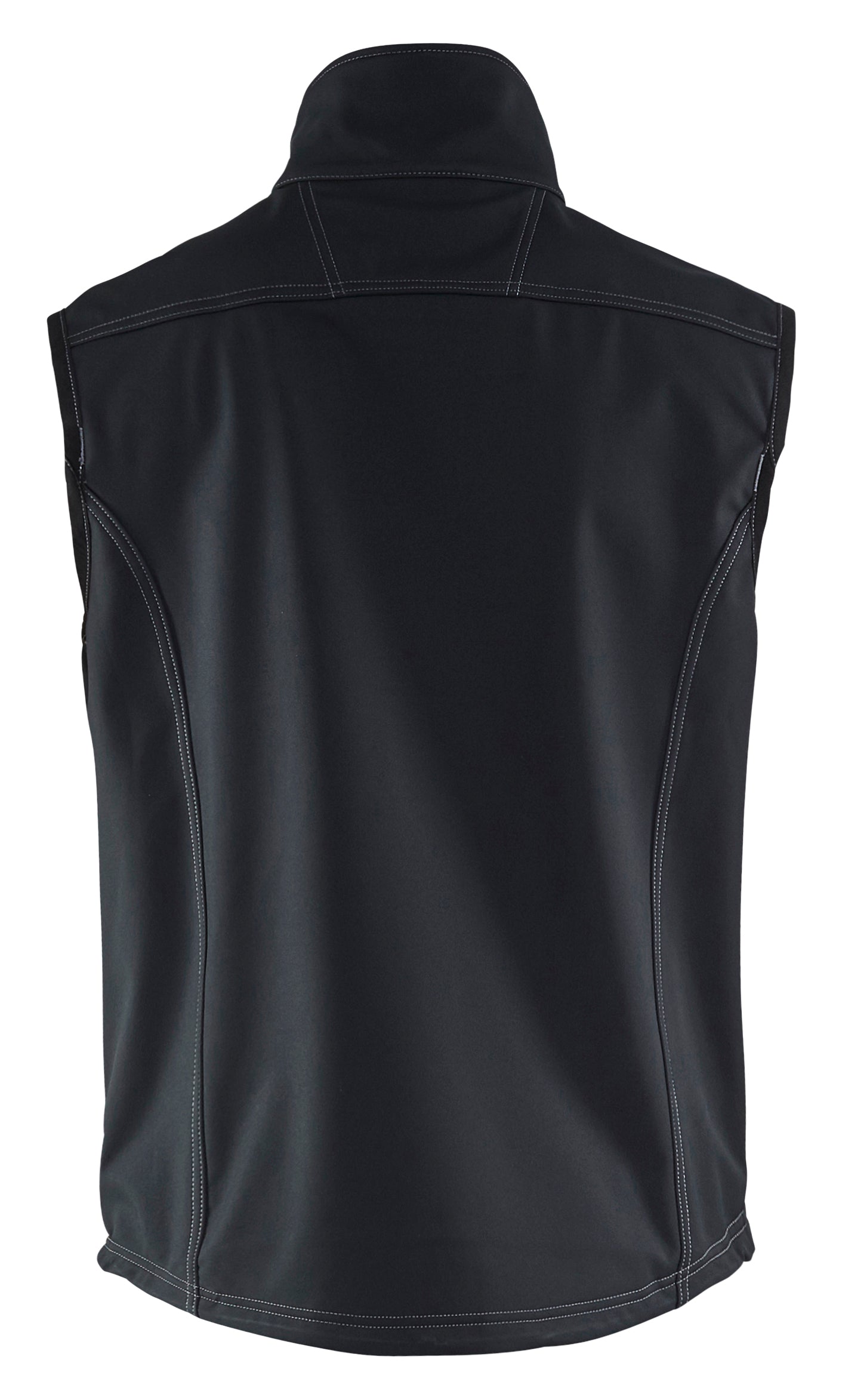 Blåkläder 8170 Softshell Vest nærbillede med logo