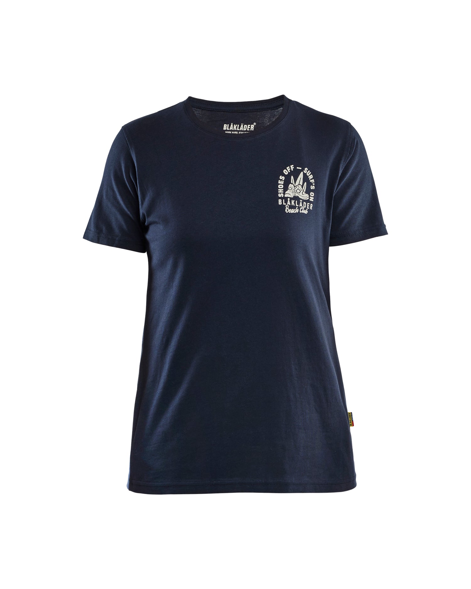 Blåkläder 9417 Dame T-Shirt Blåkläder Beach Club, Mørk Marineblå