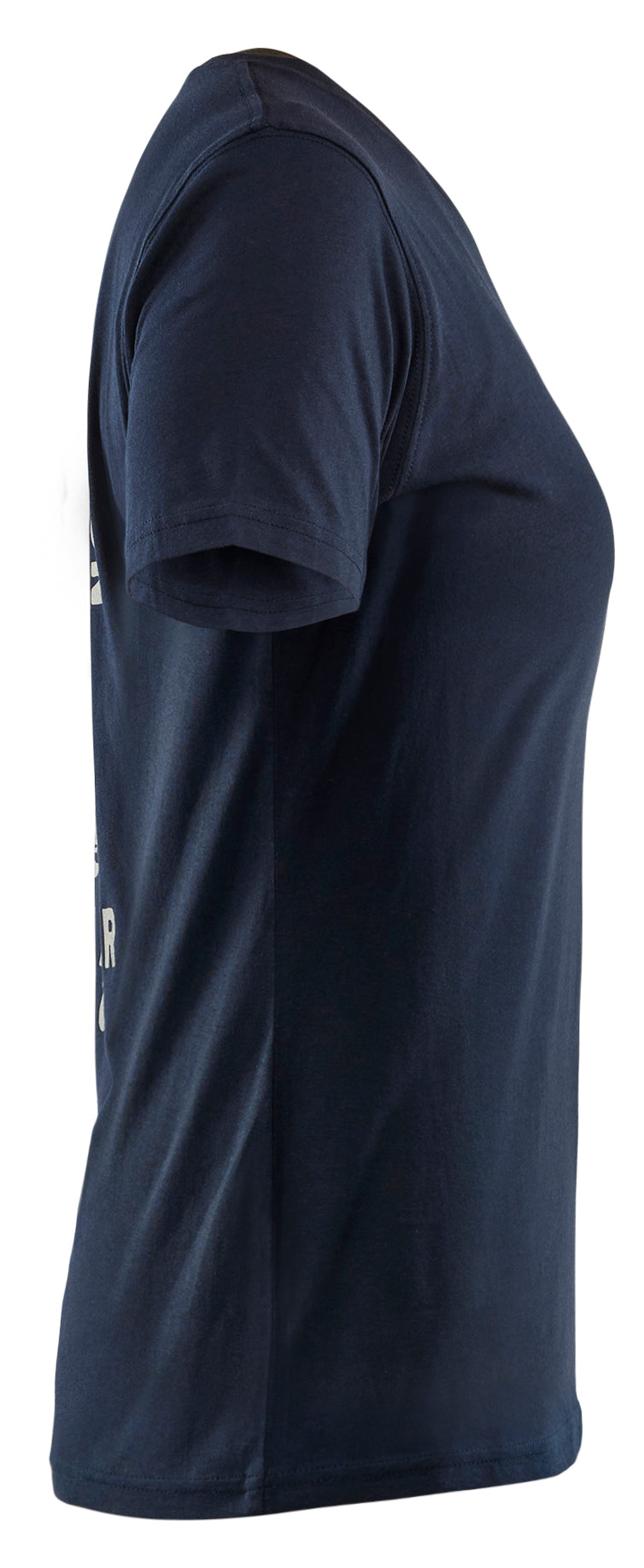 Blåkläder 9417 Dame T-Shirt Blåkläder Beach Club nærbillede med logo
