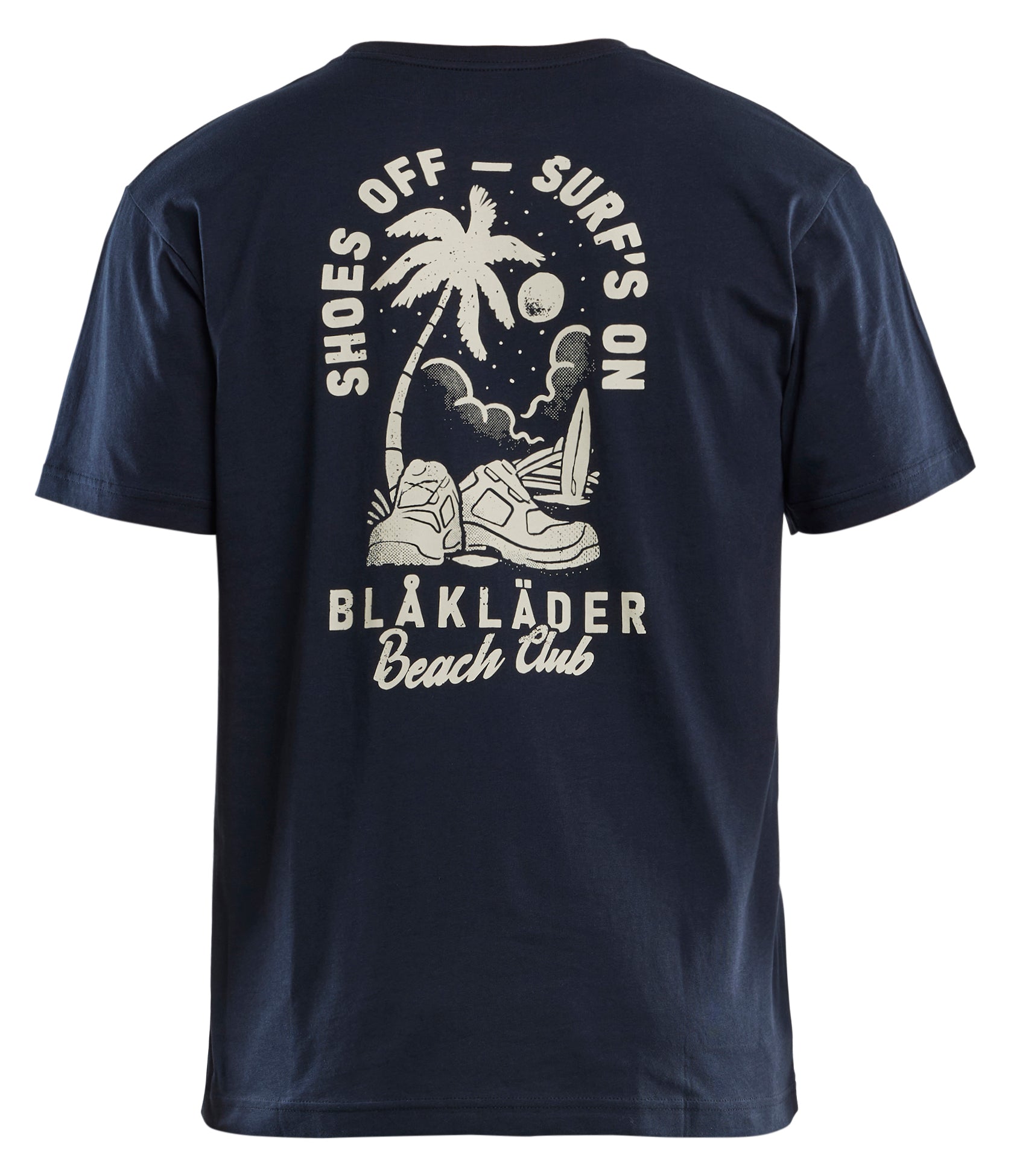 Blåkläder 9419 T-Shirt Blåkläder Beach Club detalje til broderi